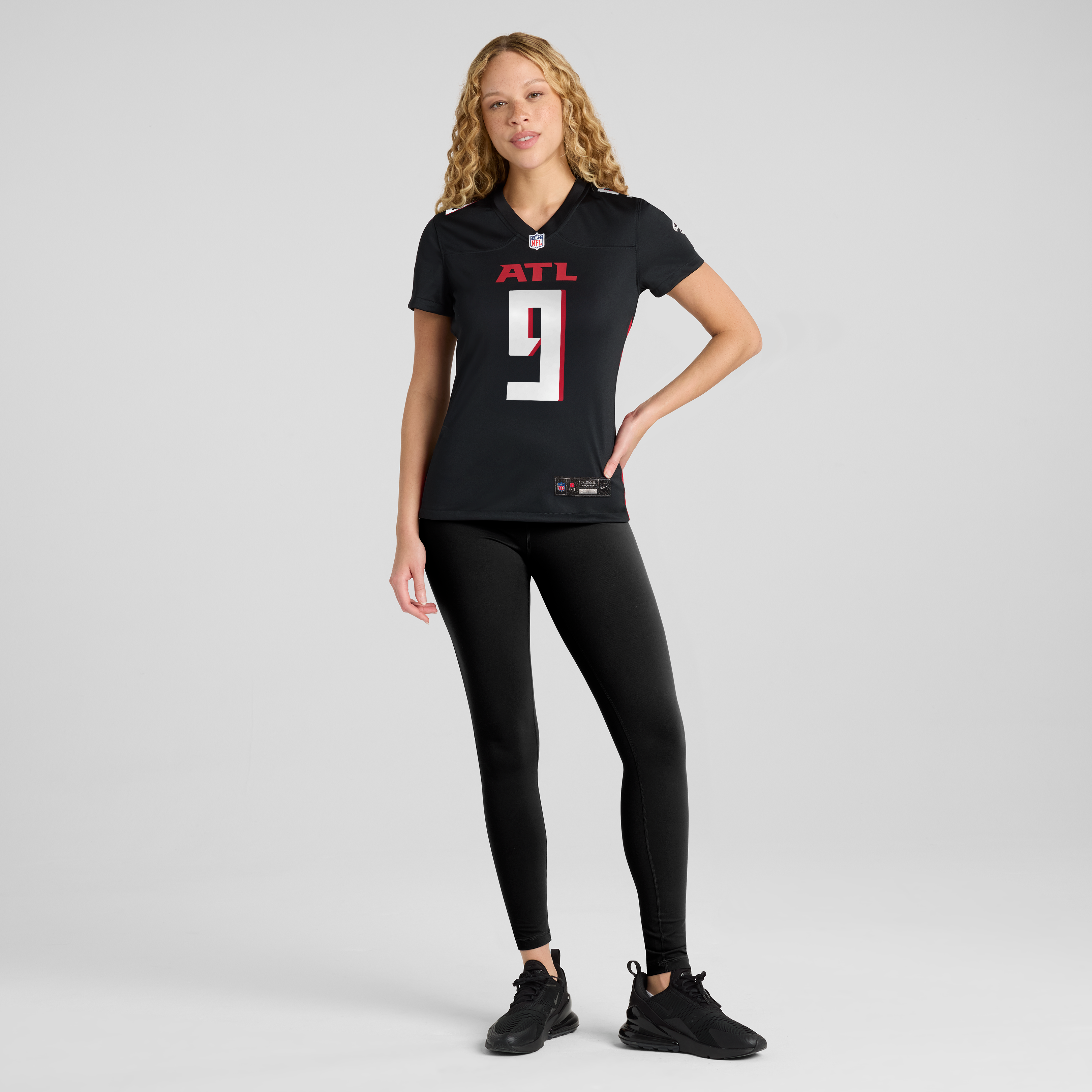 Atlanta Falcons Michael Penix Jr. Black Game NFL Jersey Women's