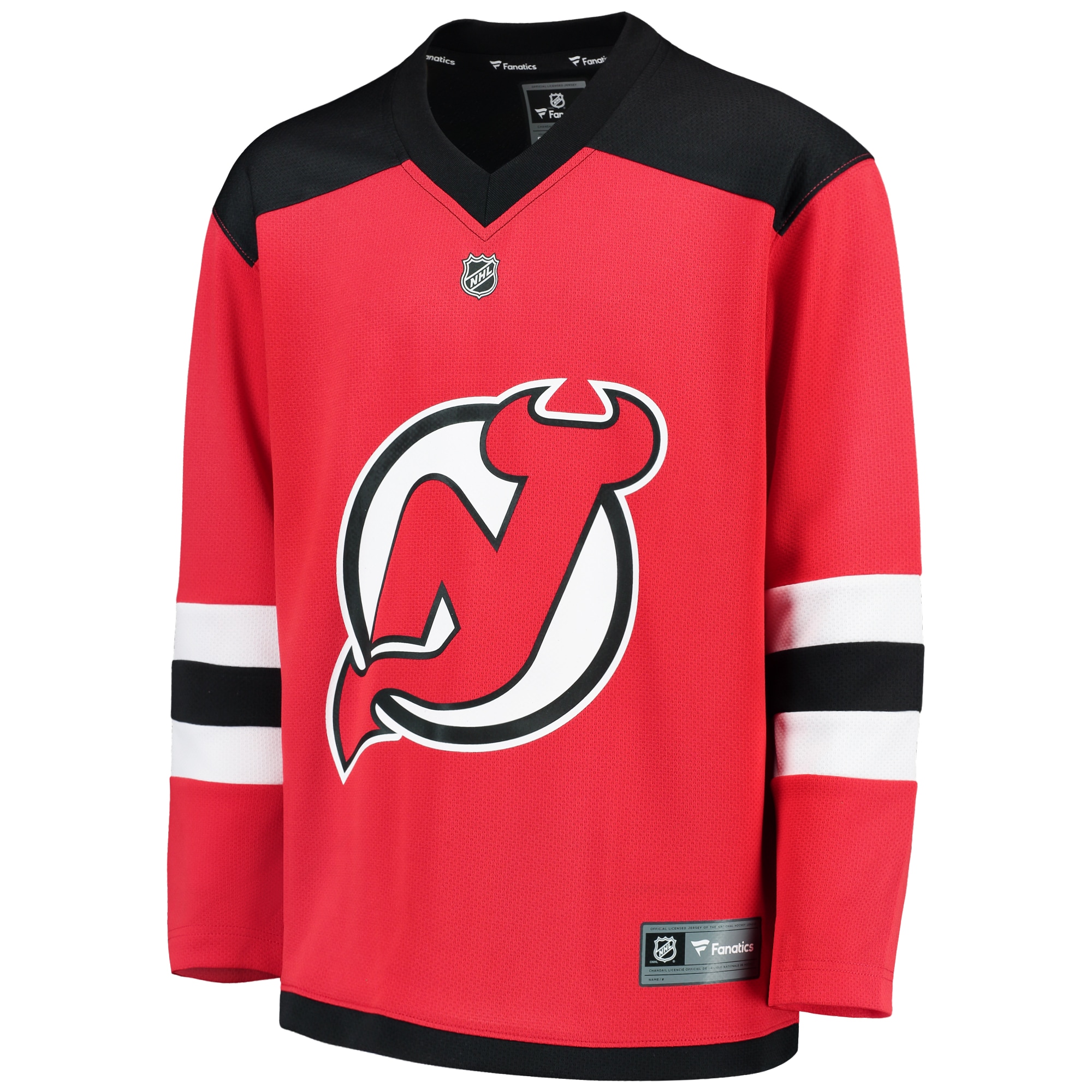 New Jersey Devils Red Home Blank NHL Jersey Youth