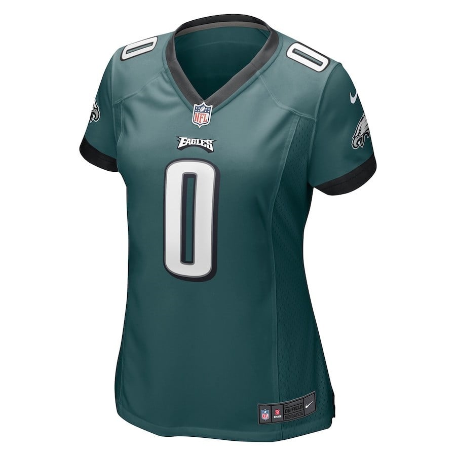 D'Andre Swift 0 Philadelphia Eagles Game Player Midnight Green NFL Jersey Women's