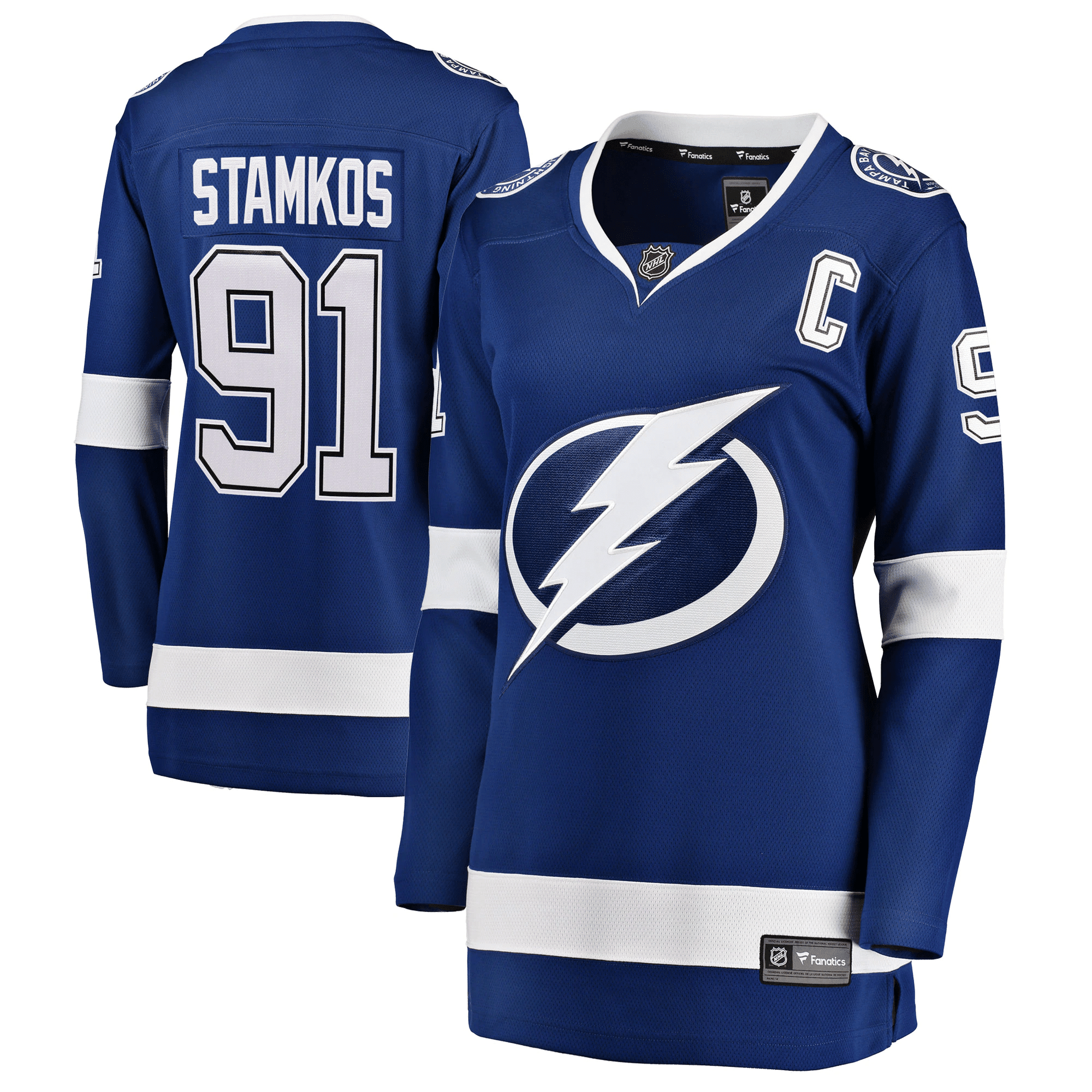 Steven Stamkos Tampa Bay Lightning Alternate Breakaway Player Black NHL Jersey Women's