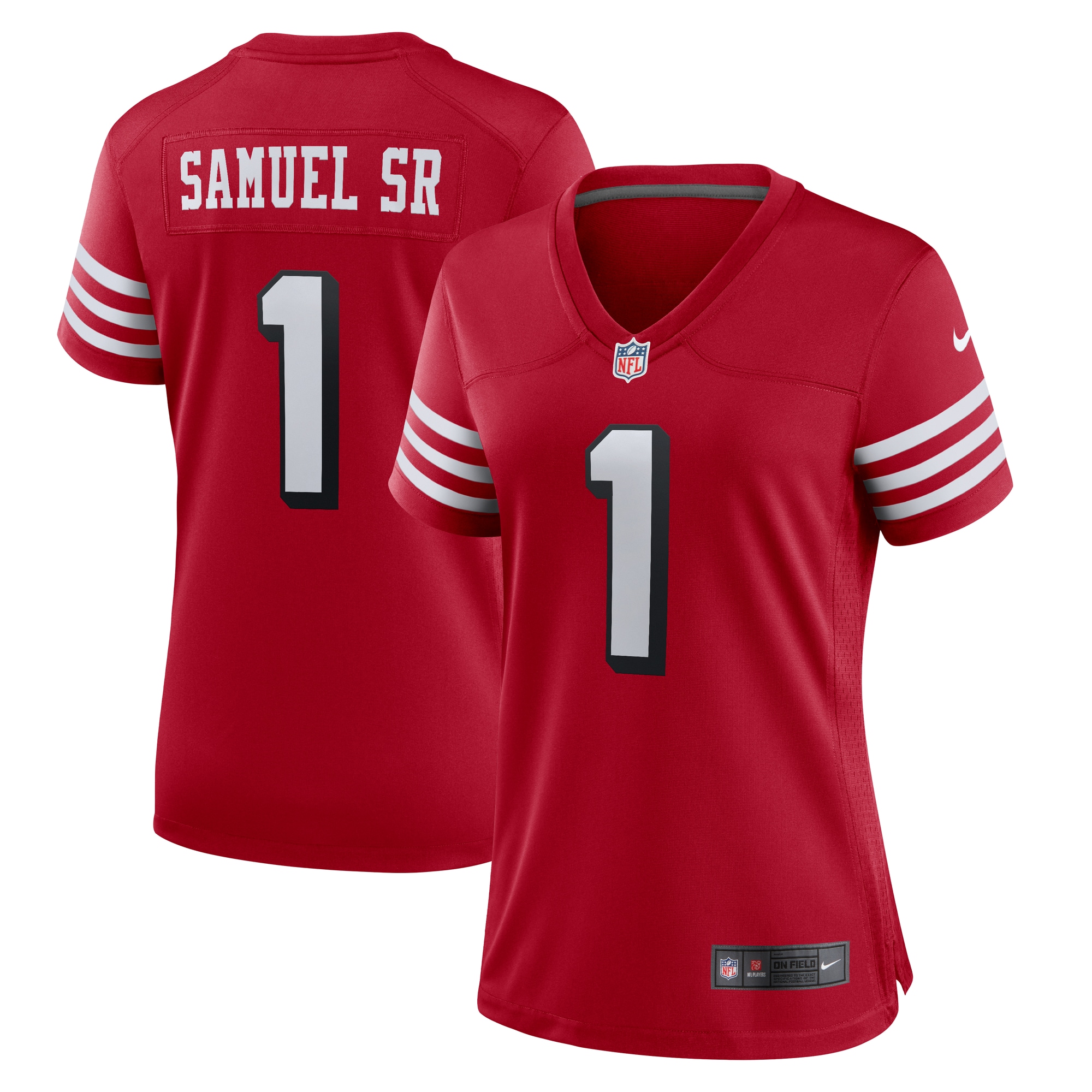 San Francisco 49ers Deebo Samuel Sr Scarlet Alternate Game NFL Jersey Women's
