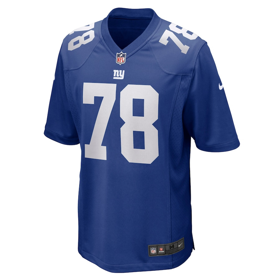 Andrew Thomas 78 New York Giants Game Royal NFL Jersey Men's