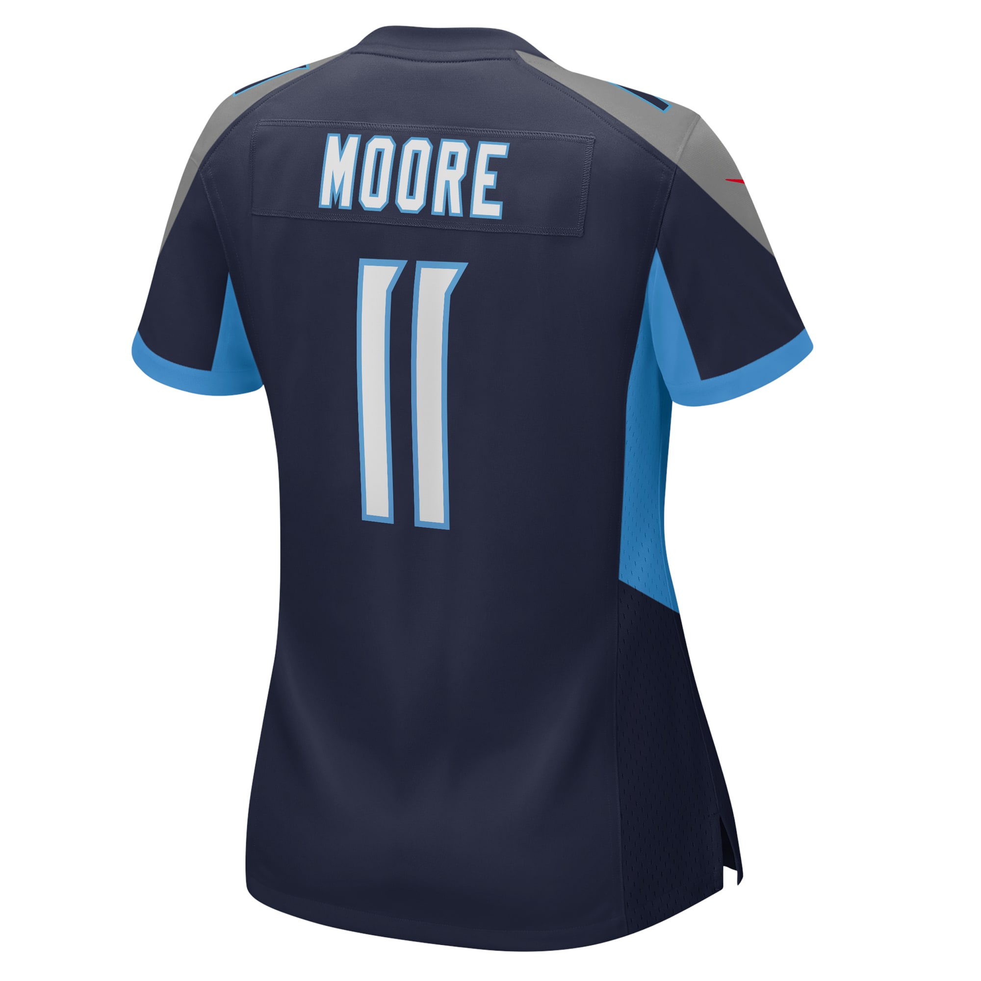 Tennessee Titans Chris Moore Navy Game NFL Jersey Women's