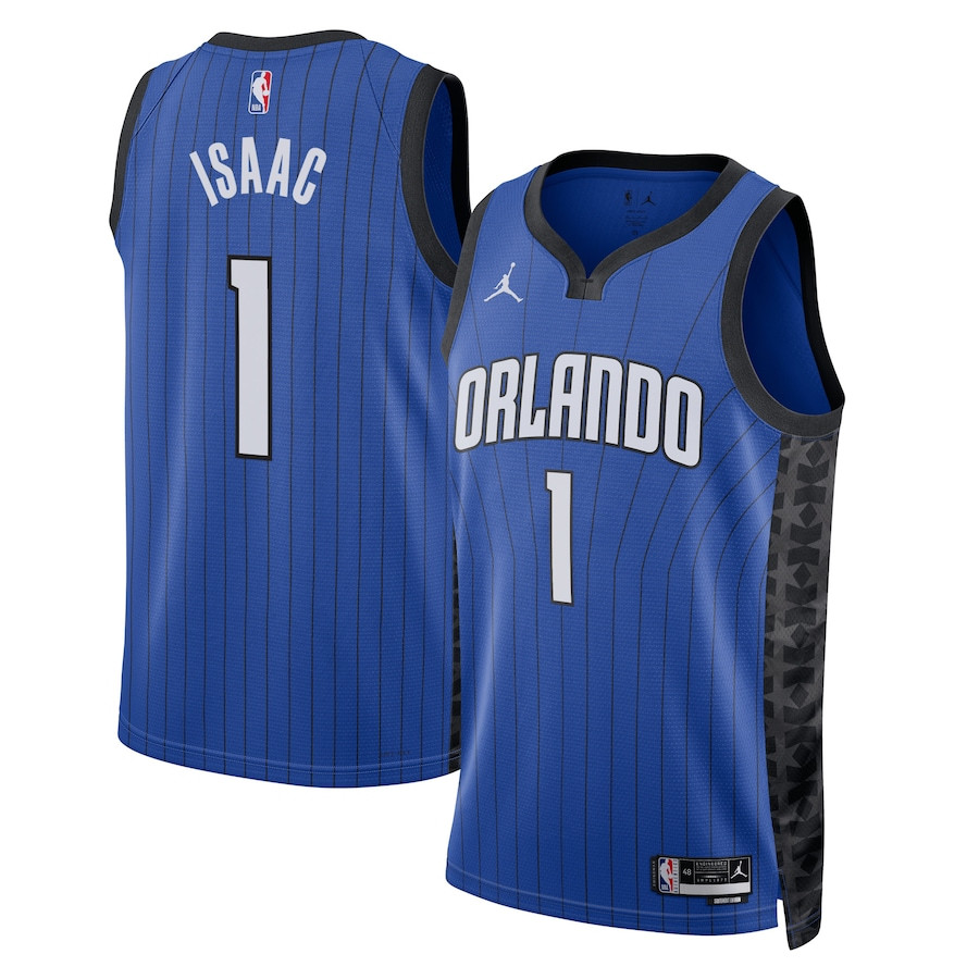 Jonathan Isaac 1 Orlando Magic Unisex Swingman Statement Edition Royal NBA Jersey Unisex