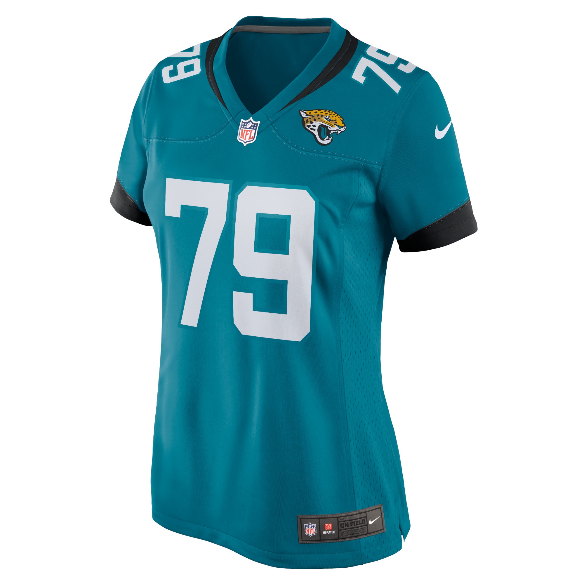 Jacksonville Jaguars Luke Fortner Teal Game NFL Jersey Women's