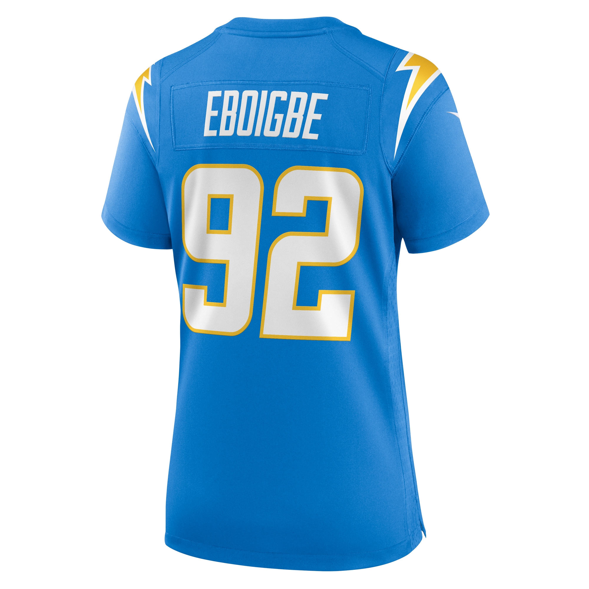 Los Angeles Chargers Justin Eboigbe Powder Blue Game NFL Jersey Women's