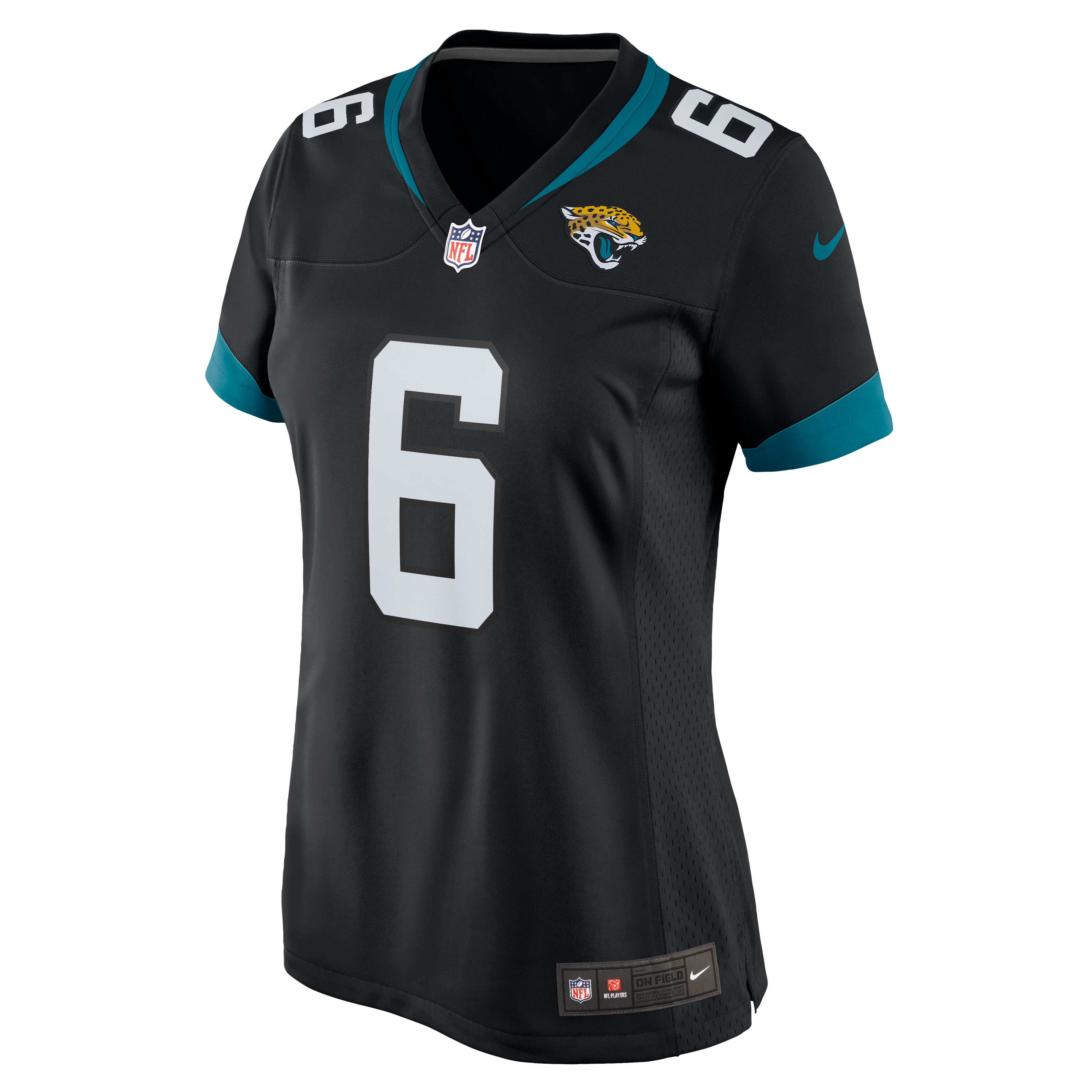 Jacksonville Jaguars Jake Luton Black Game NFL Jersey Women's