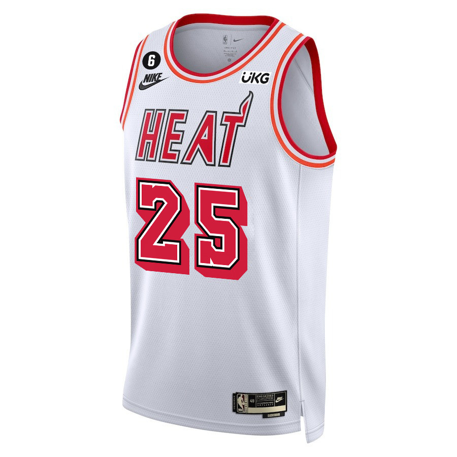 Orlando Robinson 25 Miami Heat Final Champions 2023 Swingman Classic Editio White NBA Jersey Men's