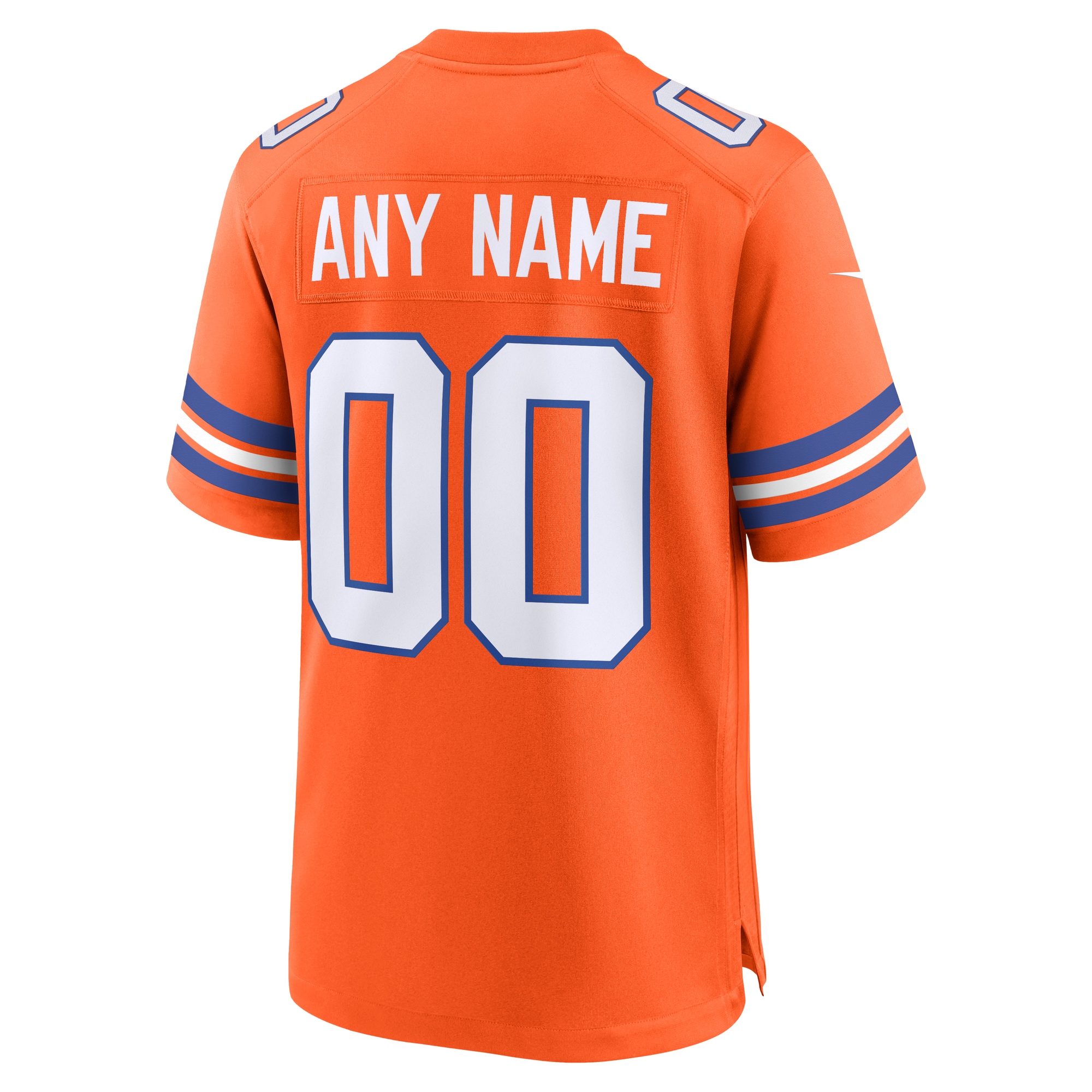 Denver Broncos Orange 2nd Alternate Custom NFL Jersey Youth