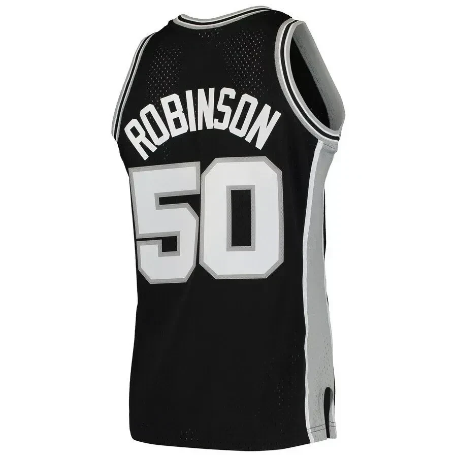 David Robinson San Antonio Spurs Mitchell Ness Hardwood Classics 1998-99 Swingman Black NBA Jersey Men's