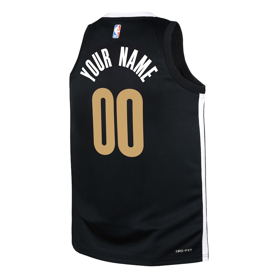 Memphis Grizzlies 2023/24 City Edition Swingman Custom Black NBA Jersey Youth