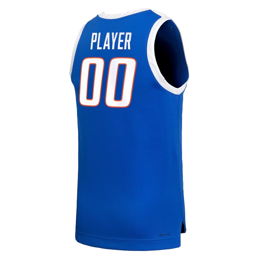 Boise State Bronco Unisex NIL Custom Royal NCAA Jersey Unisex