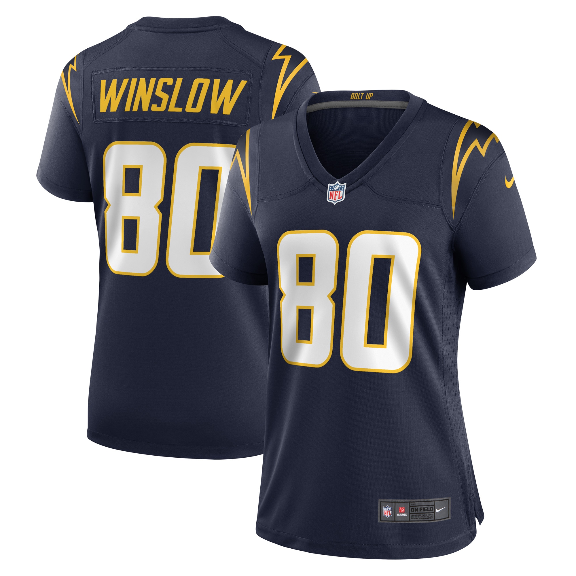 Los Angeles Chargers Kellen Winslow Navy Retired Player NFL Jersey Women's