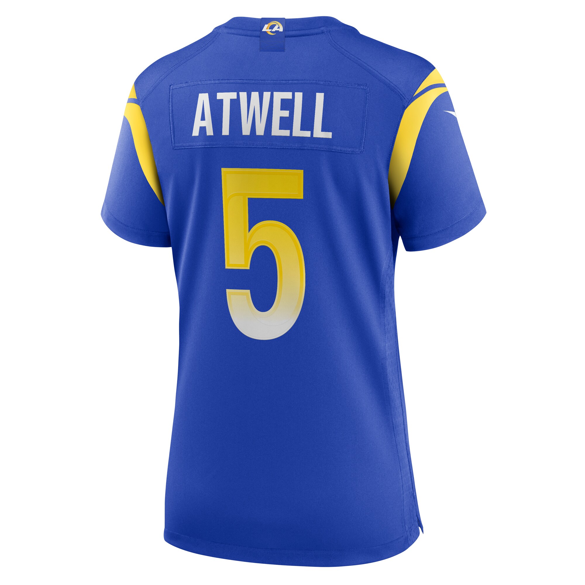 Los Angeles Rams Tutu Atwell Royal Home Game NFL Jersey Women's