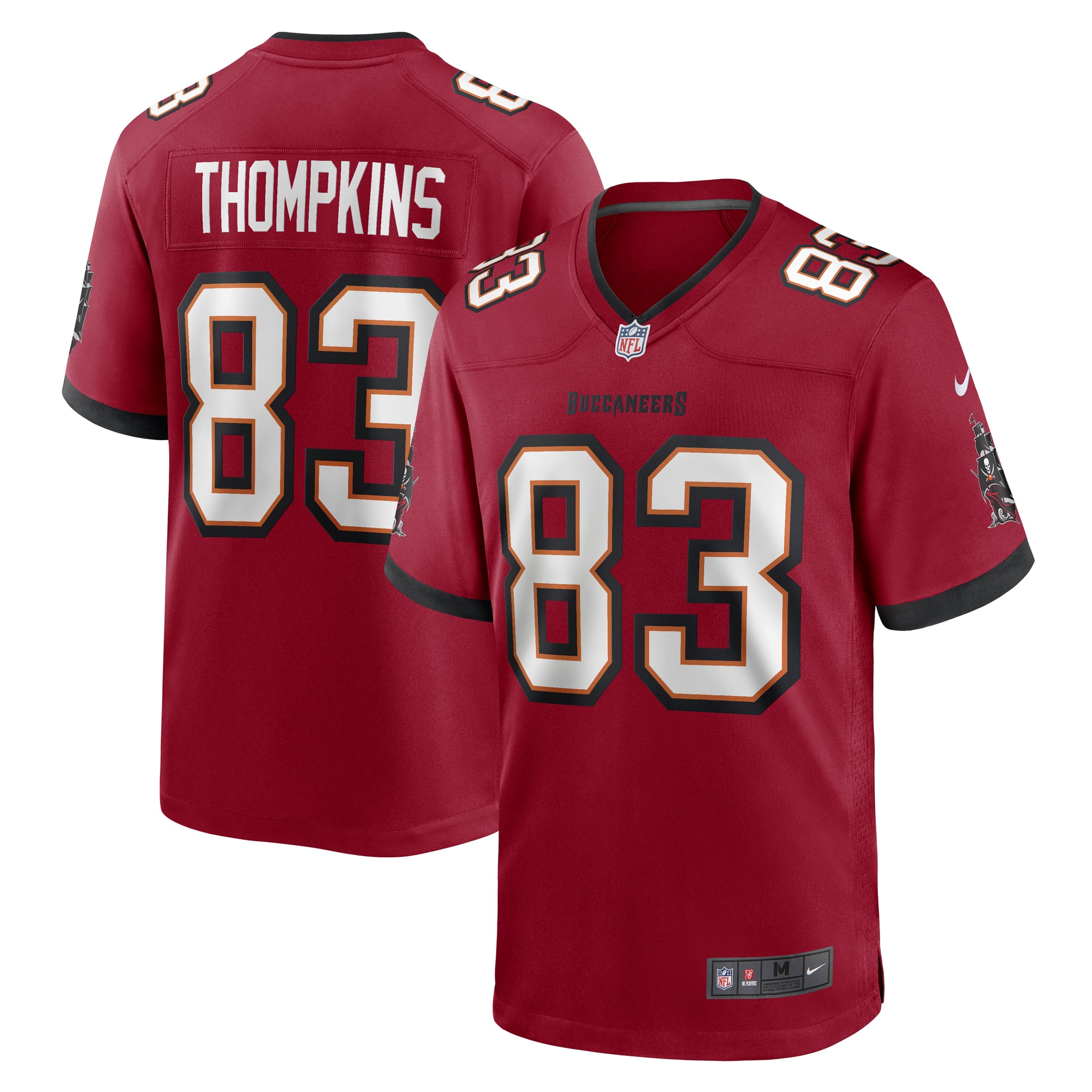 Tampa Bay Buccaneers Deven Thompkins Red Game Player NFL Jersey Men's