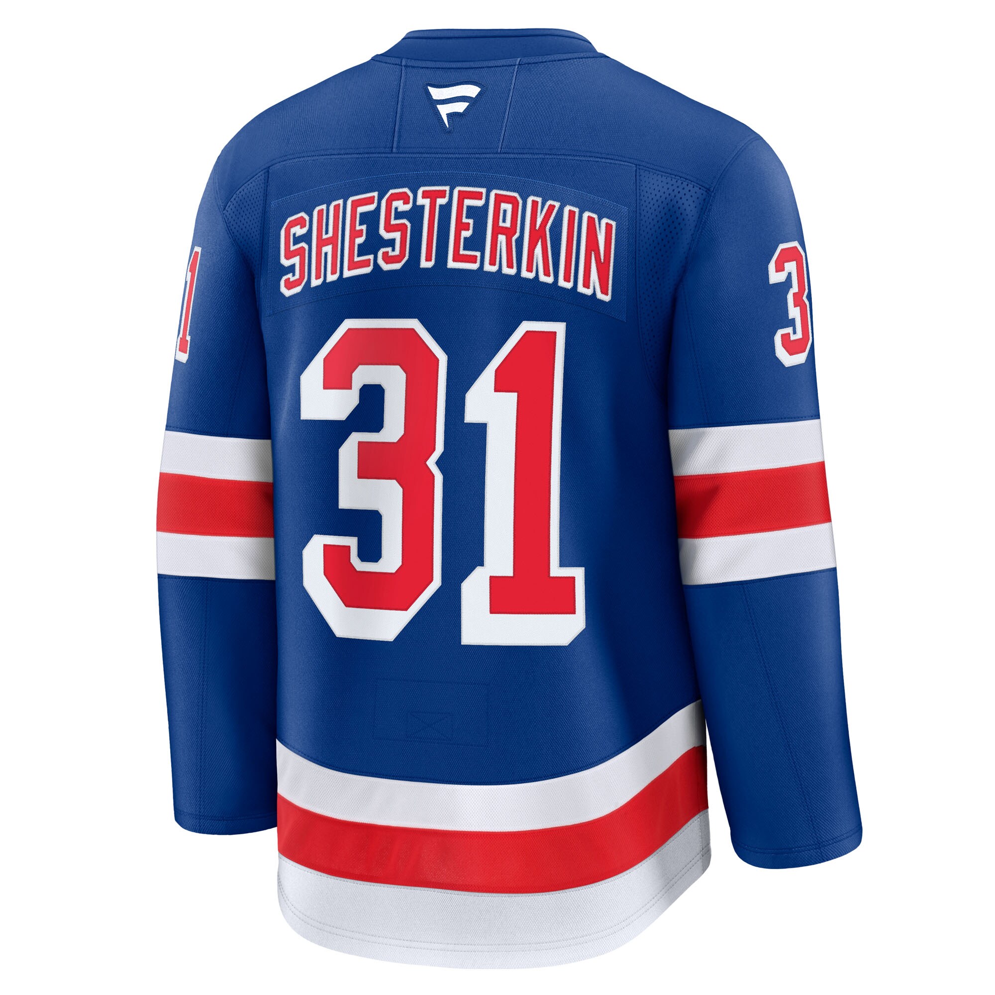 New York Rangers Igor Shesterkin Blue Home Premium NHL Jersey Men's