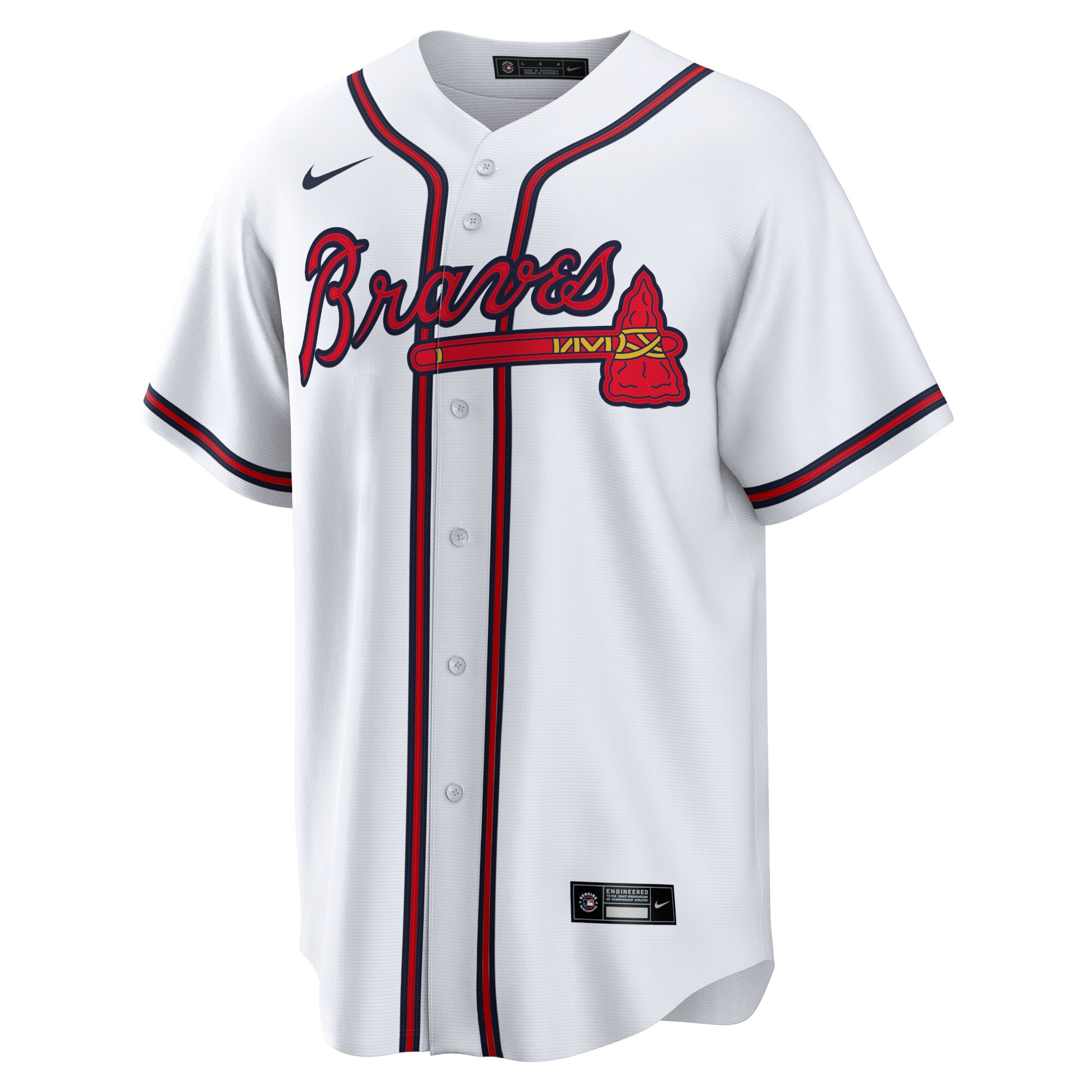 Atlanta Braves Fred McGriff White 2023 Hall of Fame Inline MLB Jersey Men's