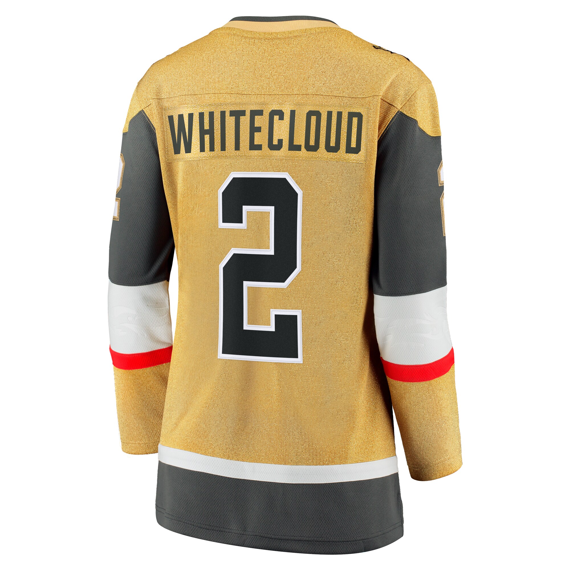Vegas Golden Knights Zach Whitecloud Gold Alternate Breakaway Player NHL Jersey Women's
