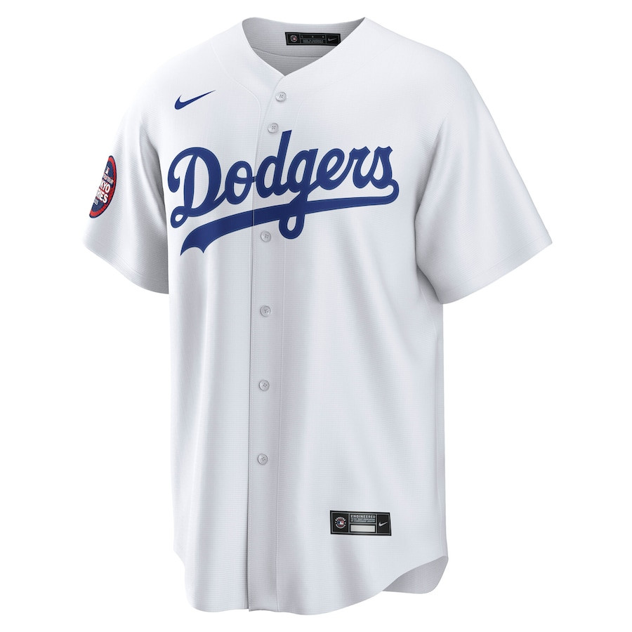 Yoshinobu Yamamoto 18 Los Angeles Dodgers 2025 World Tour: Tokyo Series Home Kanji Player White MLB Jersey Men's