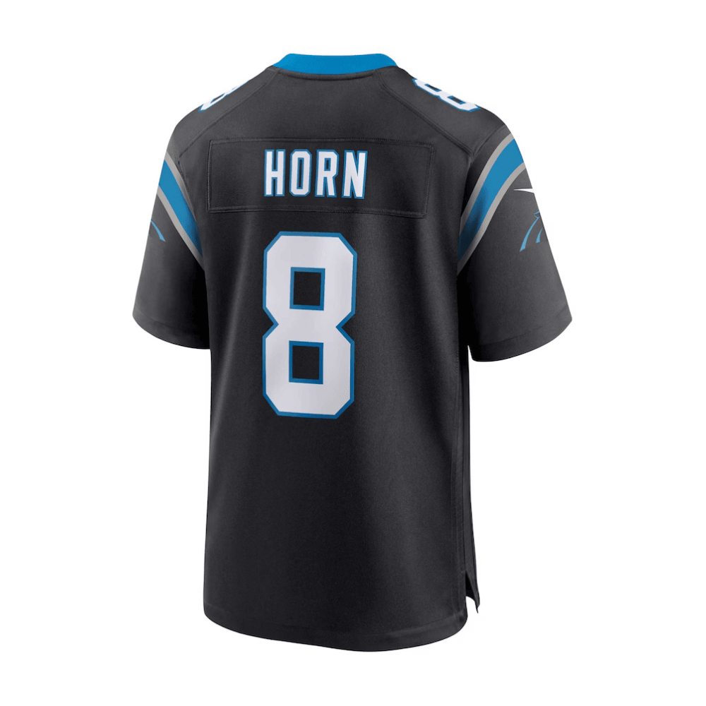 Jaycee Horn 8 Carolina Panthers 2025 Pro Bowl Patch Game Black NFL Jersey Men's