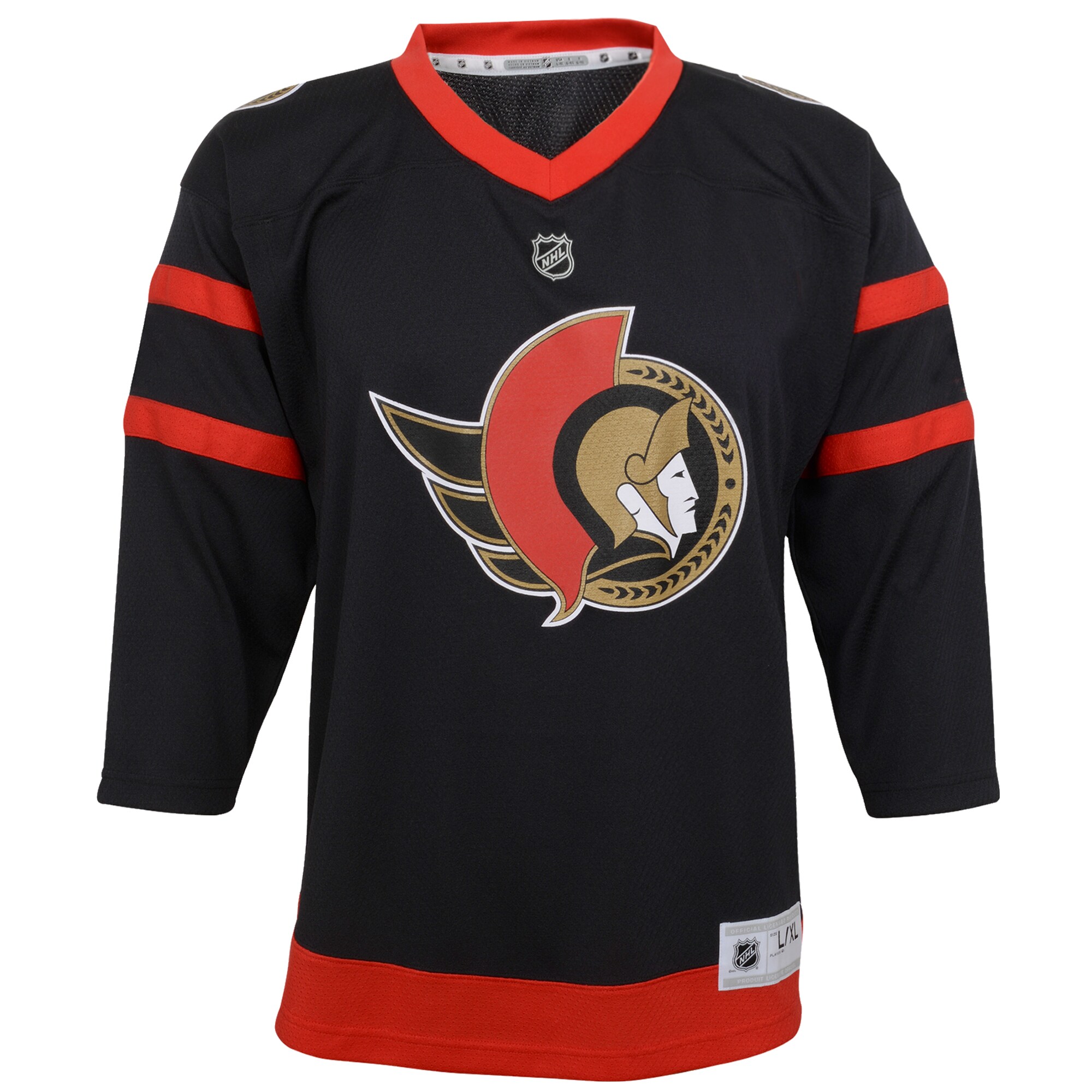 Ottawa Senators Black Home Blank NHL Jersey Youth