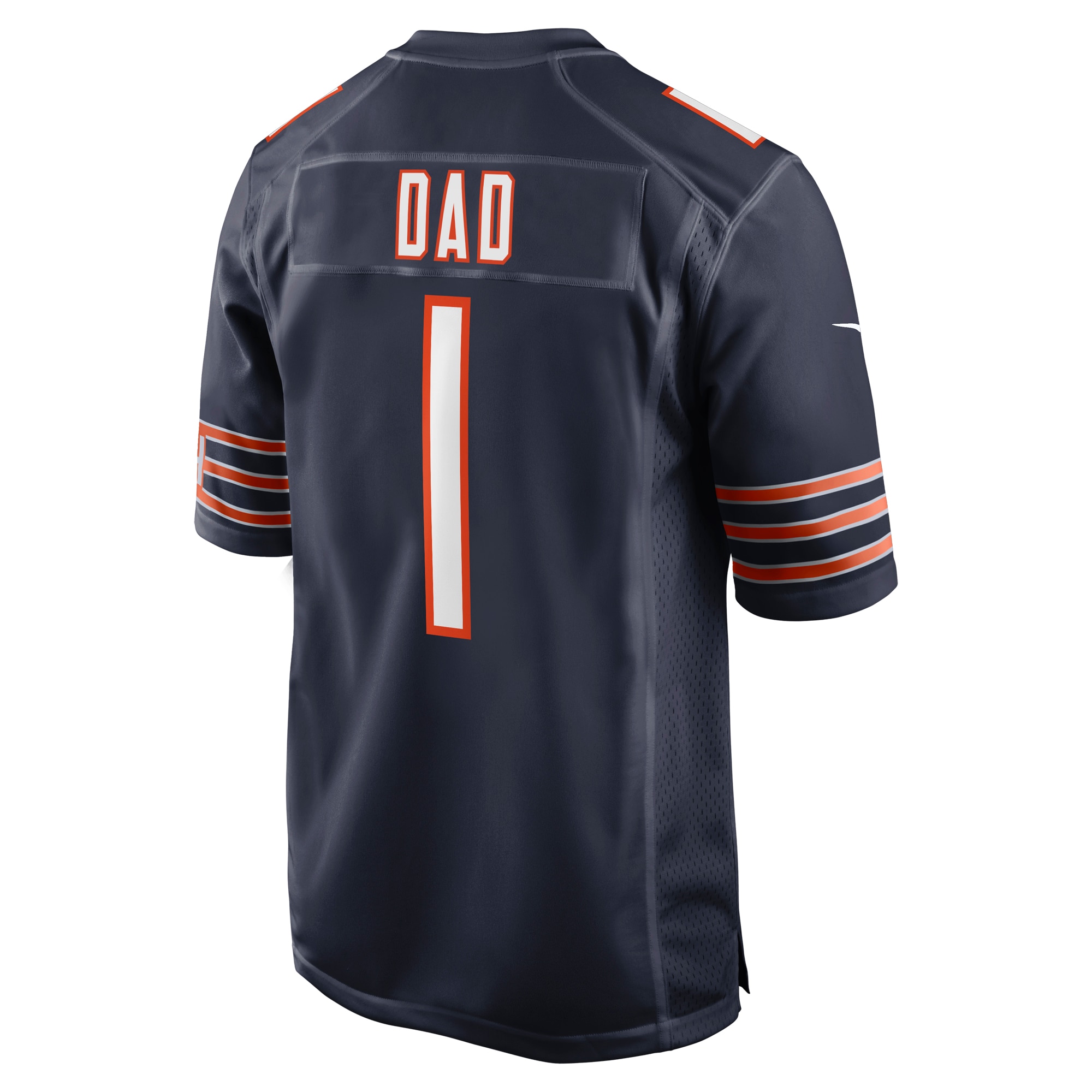 Chicago Bears Number 1 Dad Navy Game NFL Jersey Men's