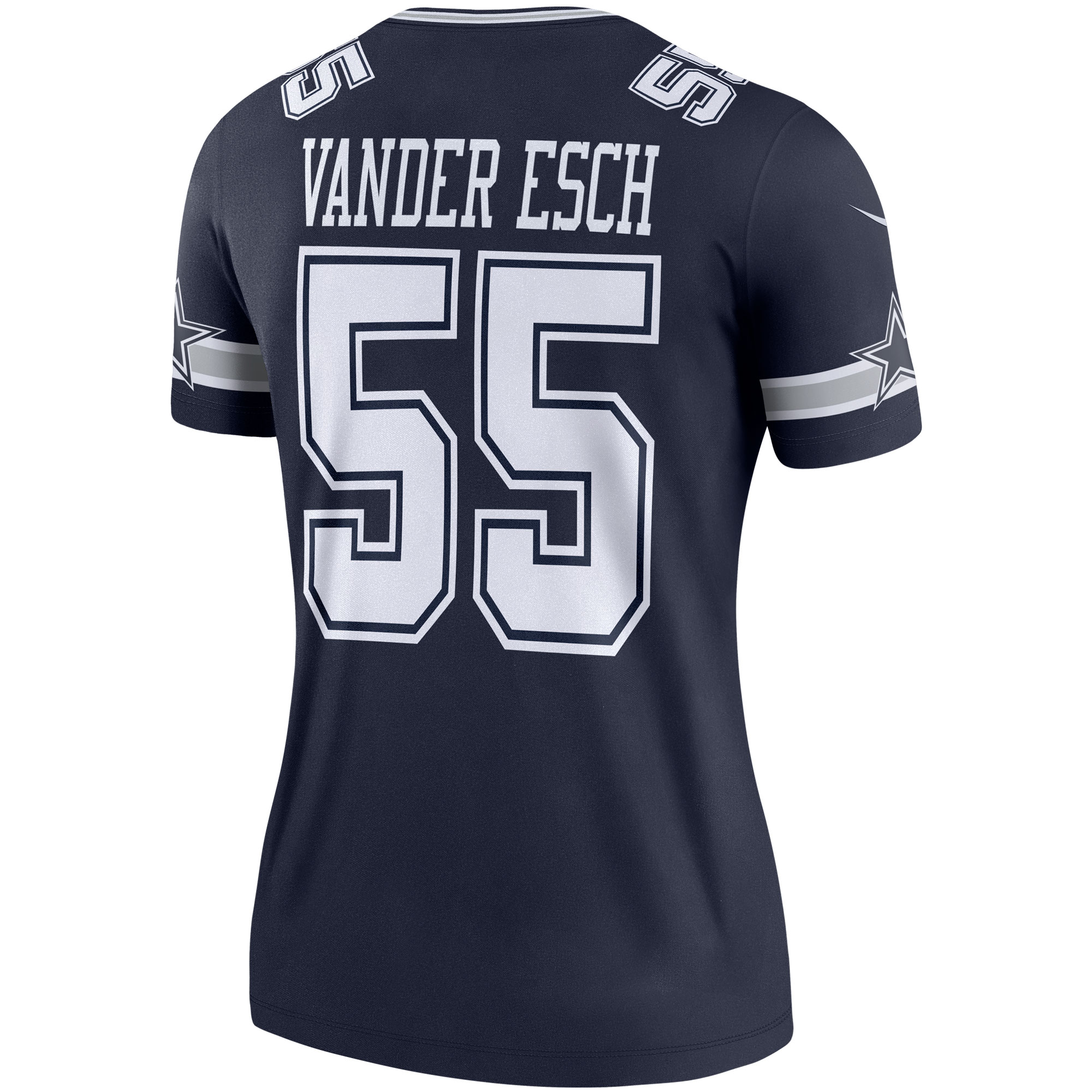 Dallas Cowboys Leighton Vander Esch Navy Legend Player Performance Top NFL Jersey Women's