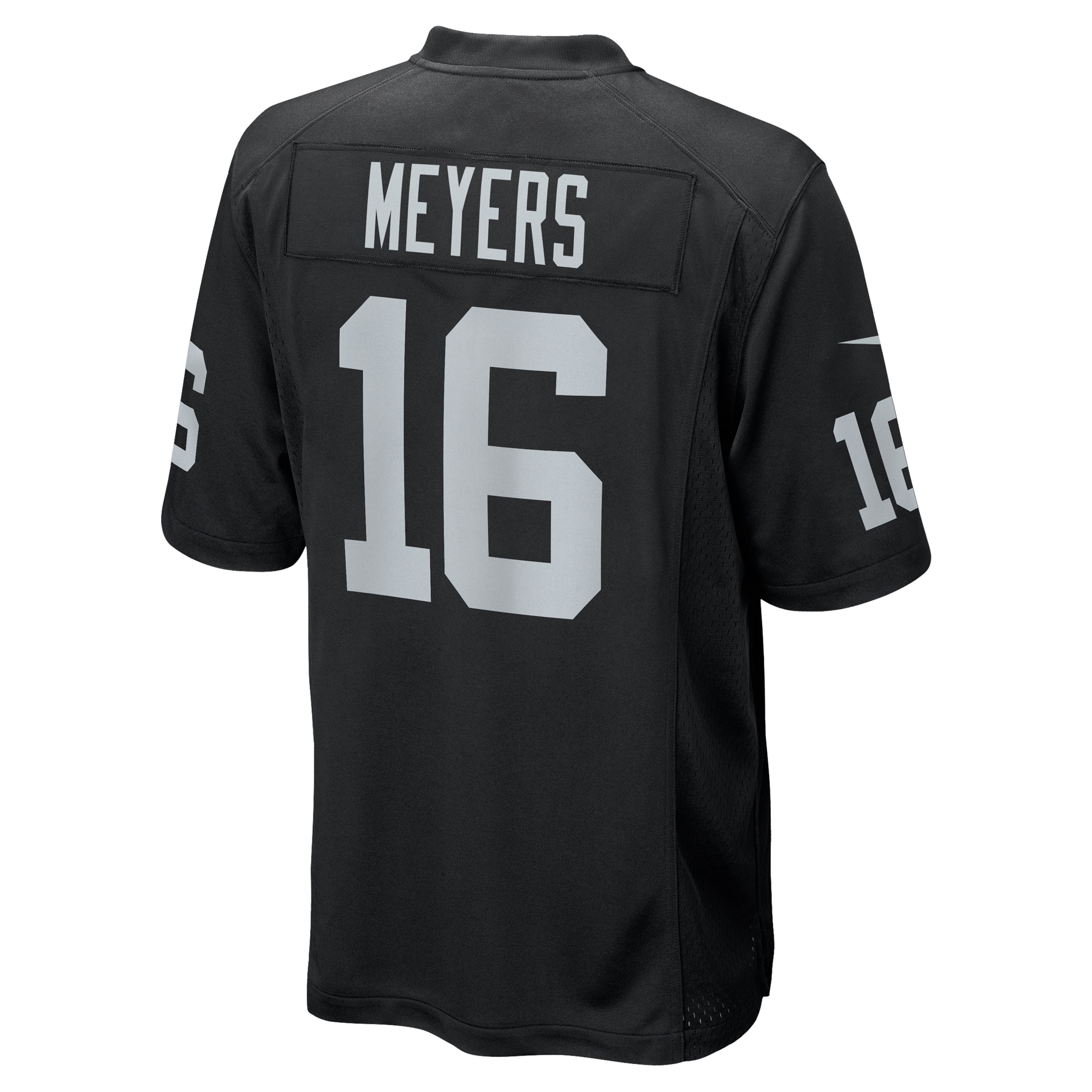 Las Vegas Raiders Jakobi Meyers Black Game Player NFL Jersey Men's