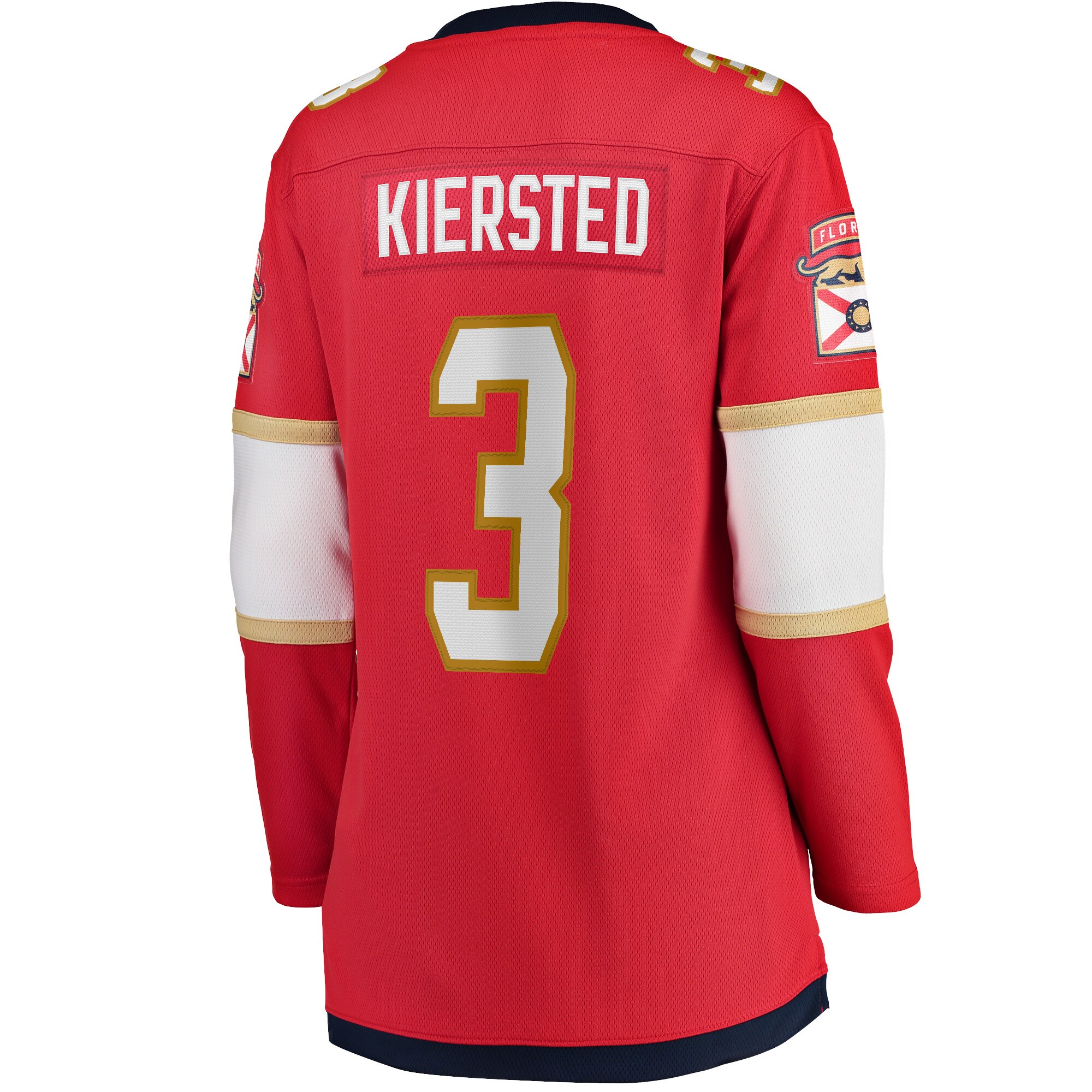 Florida Panthers Matt Kiersted Red Home Team Breakaway Player NHL Jersey Women's