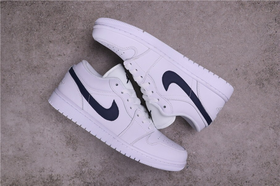 Air Jordan 1 Low White Obsidian 553558-114
