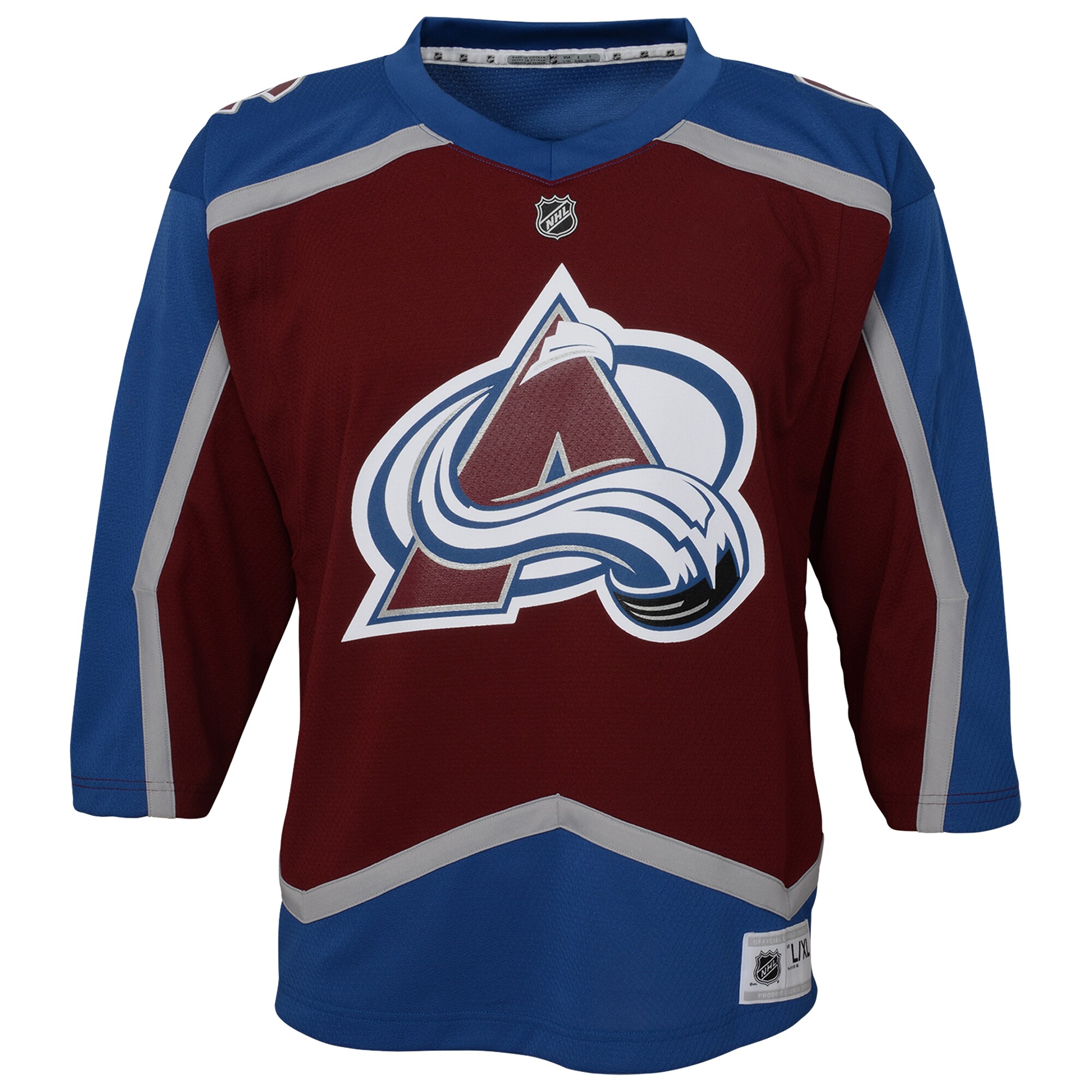 Colorado Avalanche Burgundy Home Custom NHL Jersey Youth