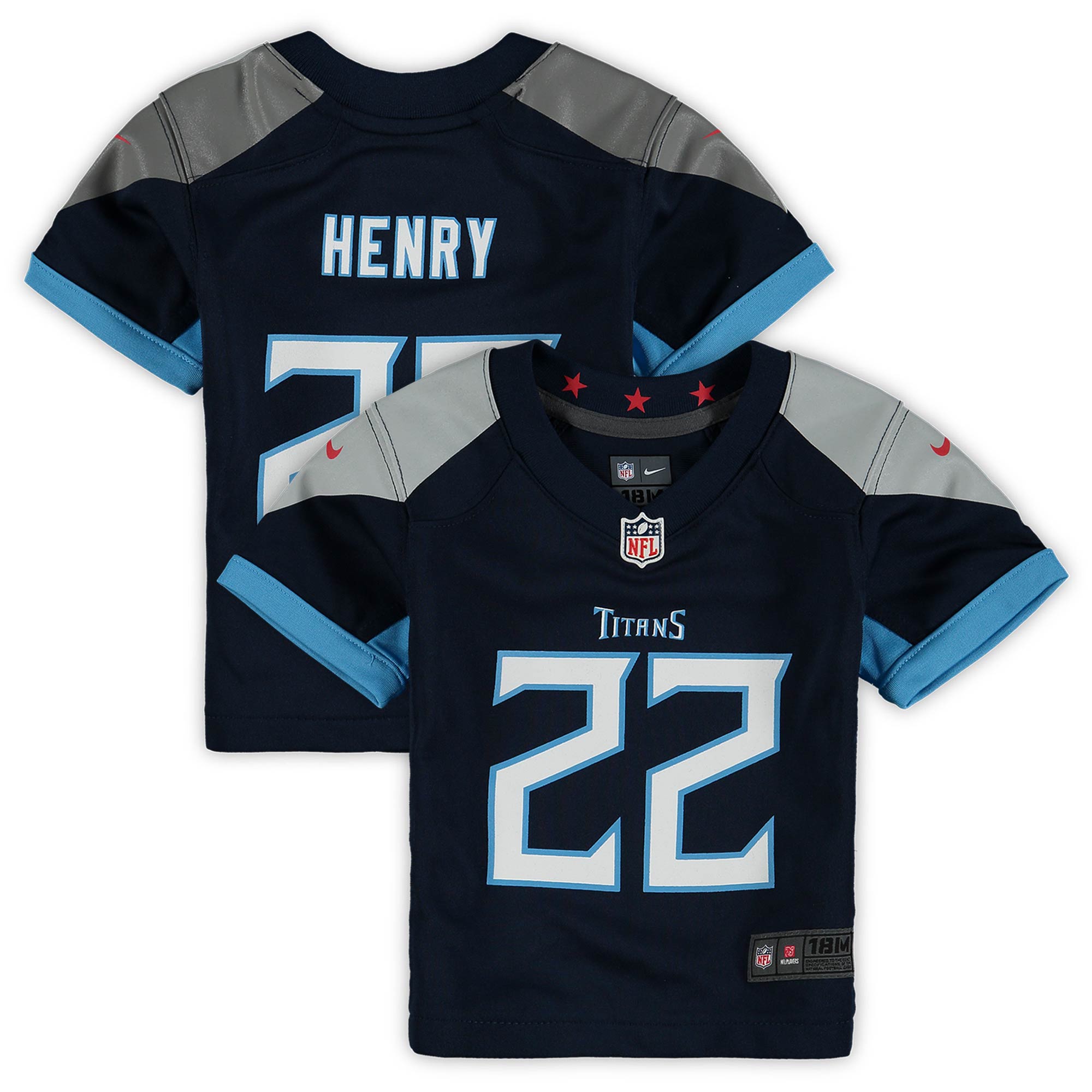 Infant Tennessee Titans Derrick Henry Navy Game NFL Jersey Men's