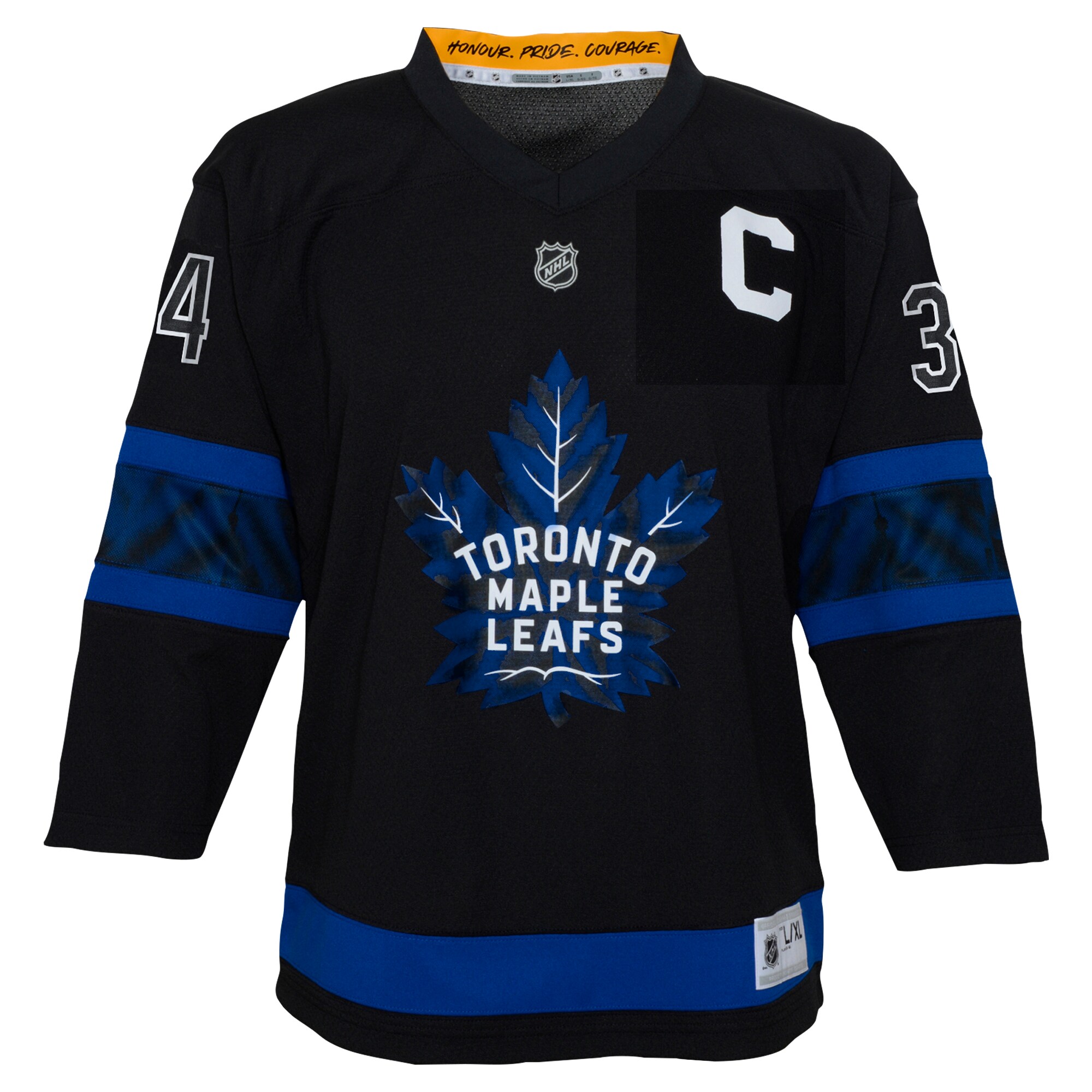Preschool Toronto Maple Leafs Auston Matthews Black Player NHL Jersey Men's