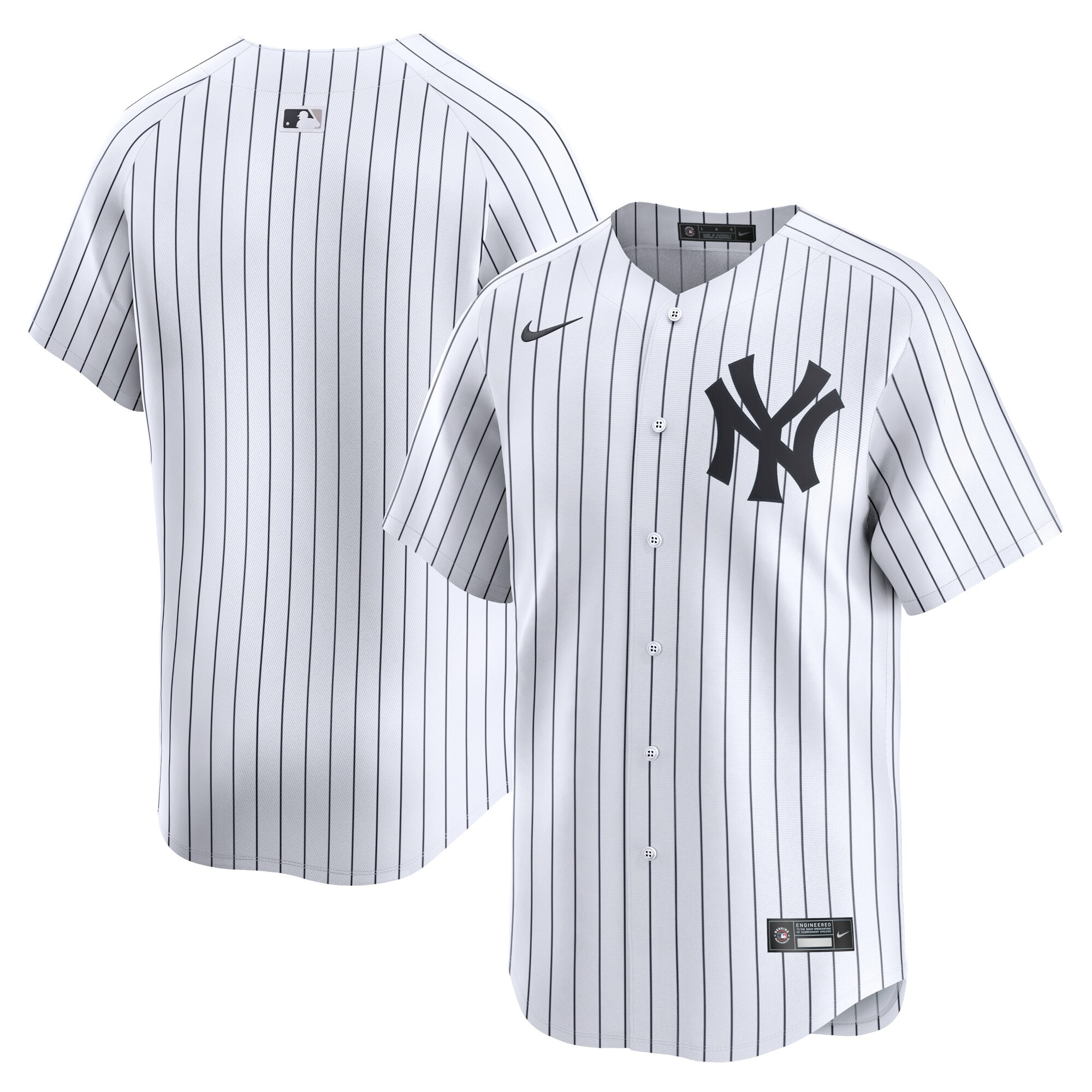 New York Yankees White Home Limited MLB Jersey Youth