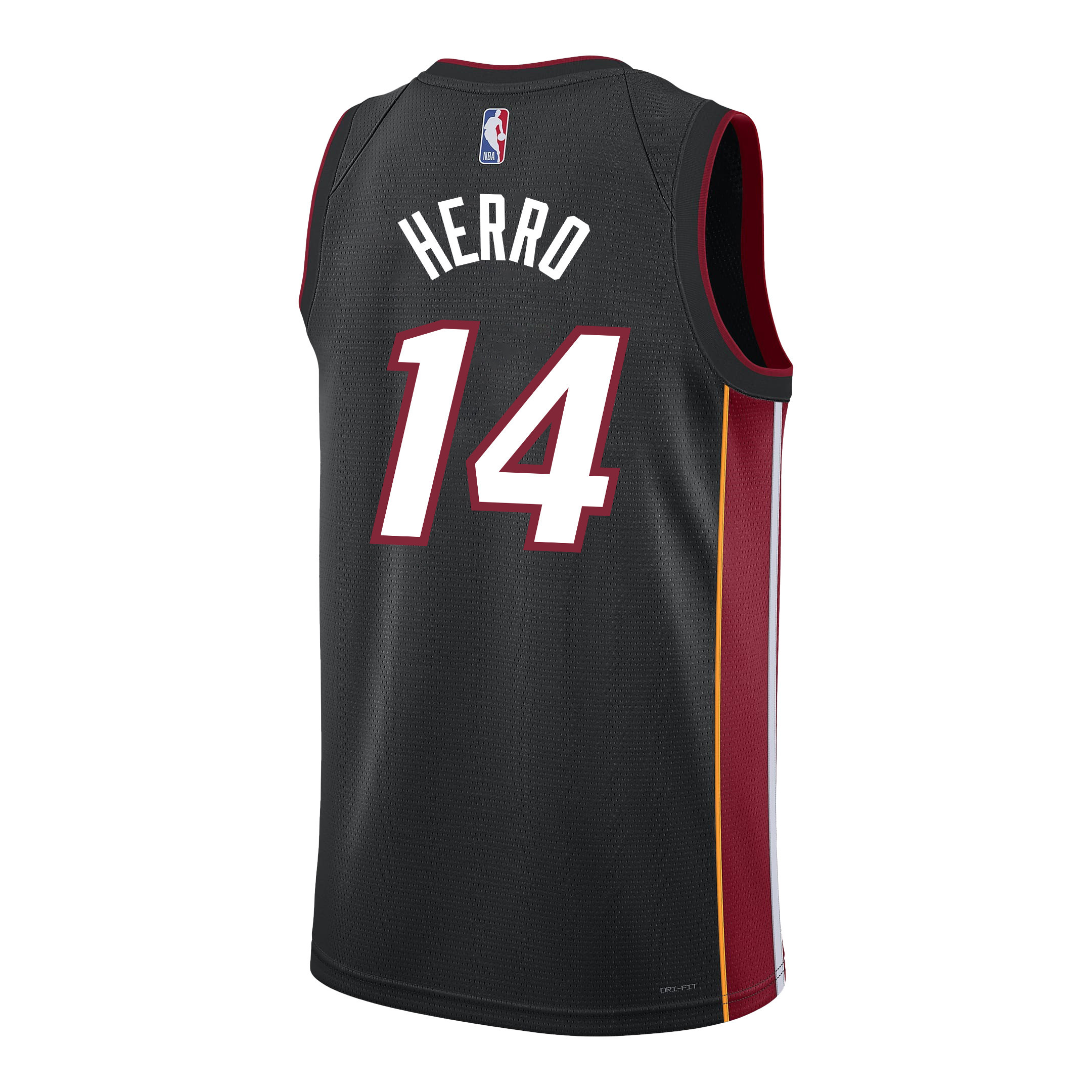Tyler Herro 14 Miami Heat Scorching Success 2023 Champions Swingman Black NBA Jersey Men's