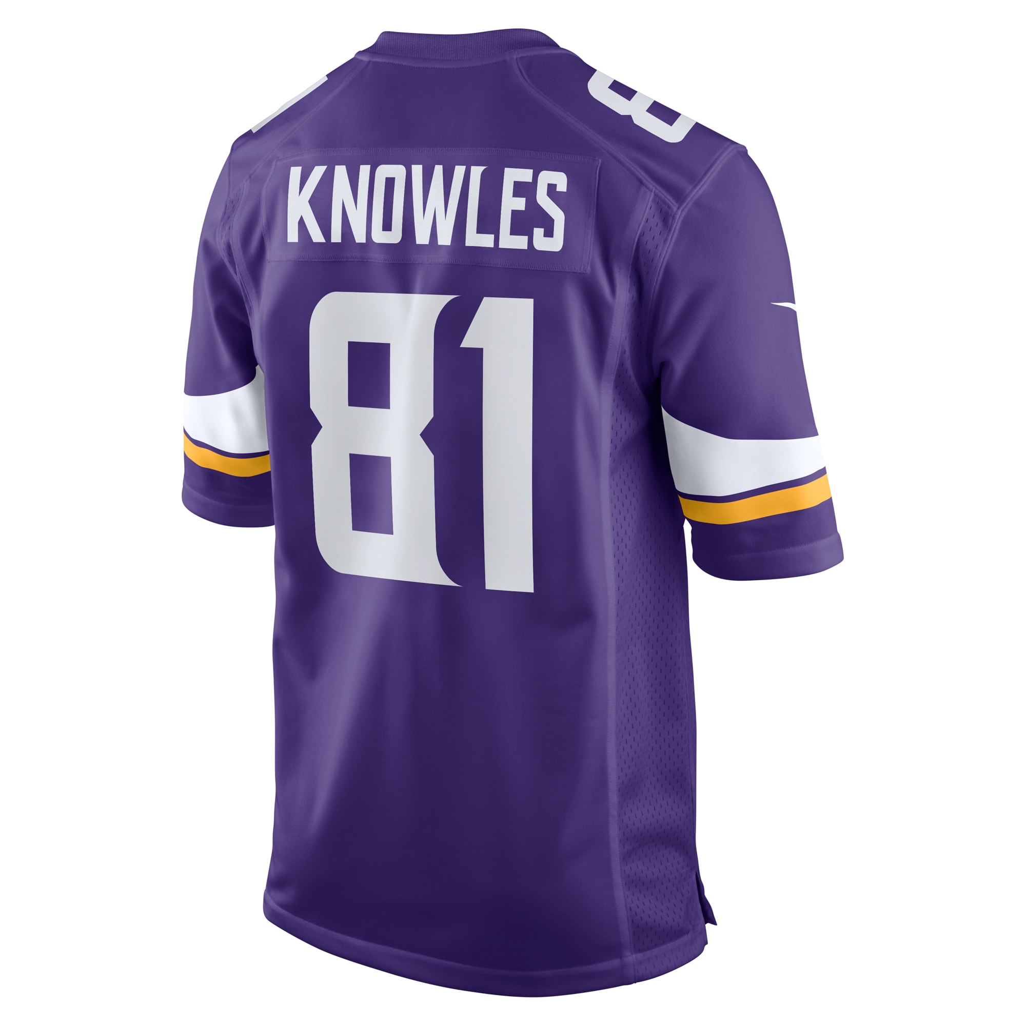 Minnesota Vikings Malik Knowles Purple Team Game NFL Jersey Men's