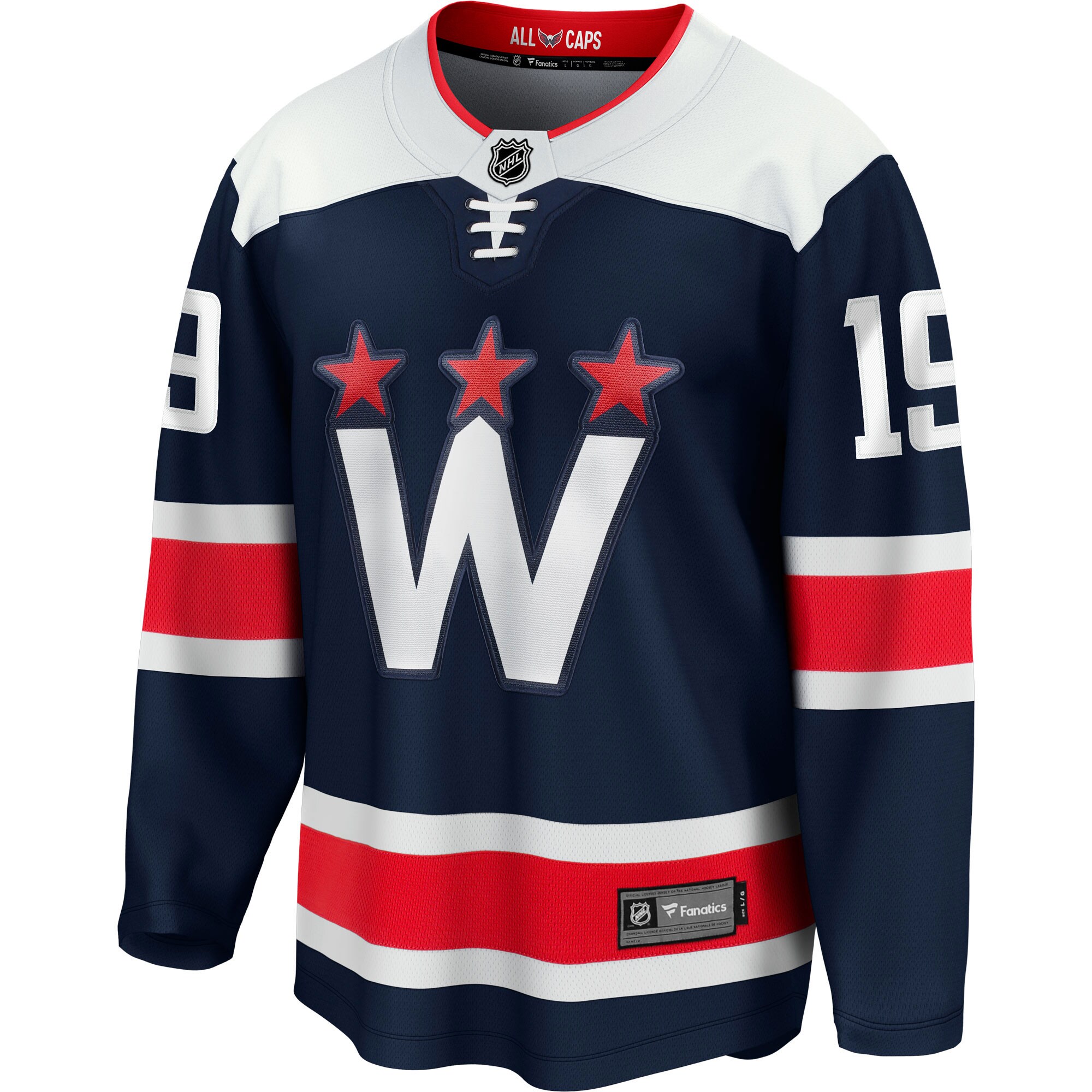 Washington Capitals Nicklas Backstrom Navy Alternate Premier Breakaway Player NHL Jersey Men's
