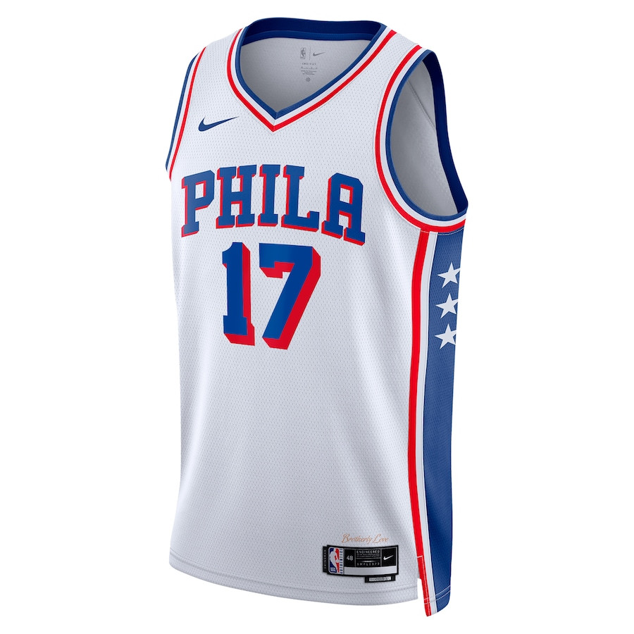 P.J. Tucker 17 Philadelphia 76ers 2023/24 Swingman Association Editio White NBA Jersey Men's