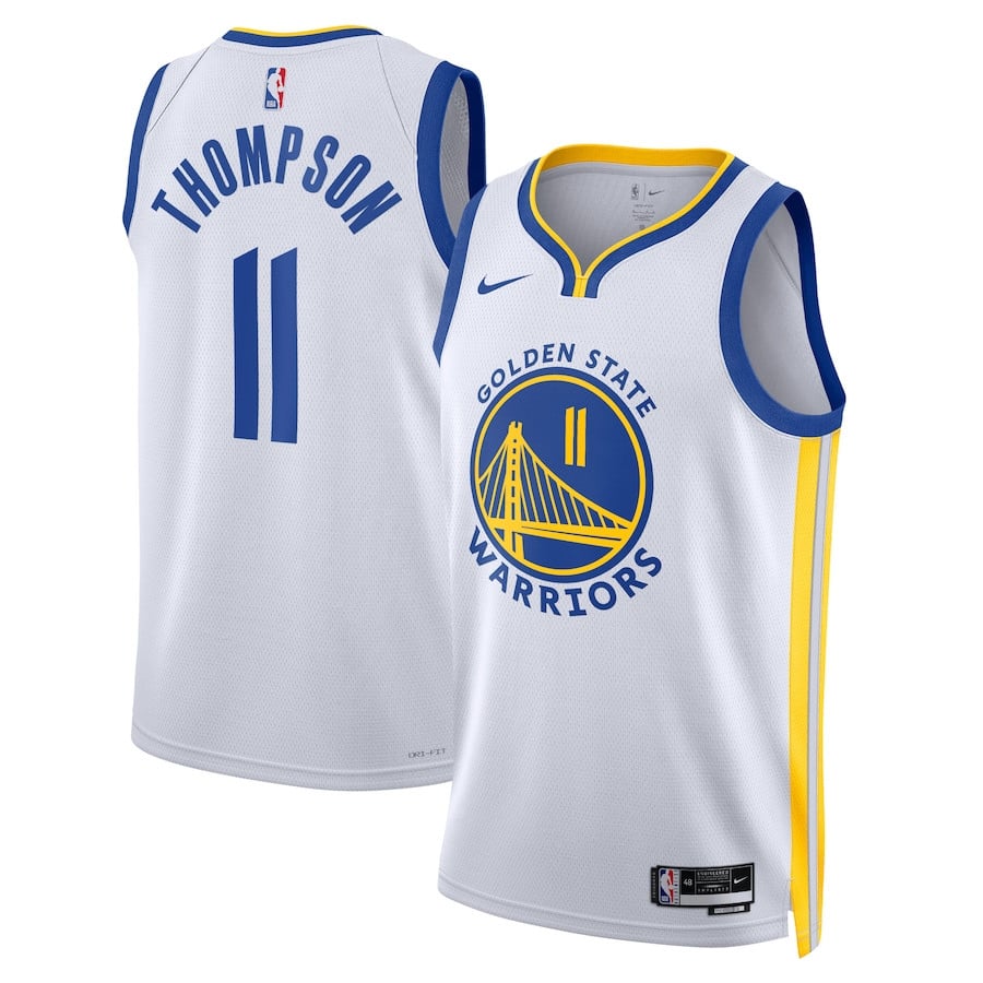 Klay Thompson 11 Golden State Warriors Unisex Swingman Association Editio White NBA Jersey Unisex