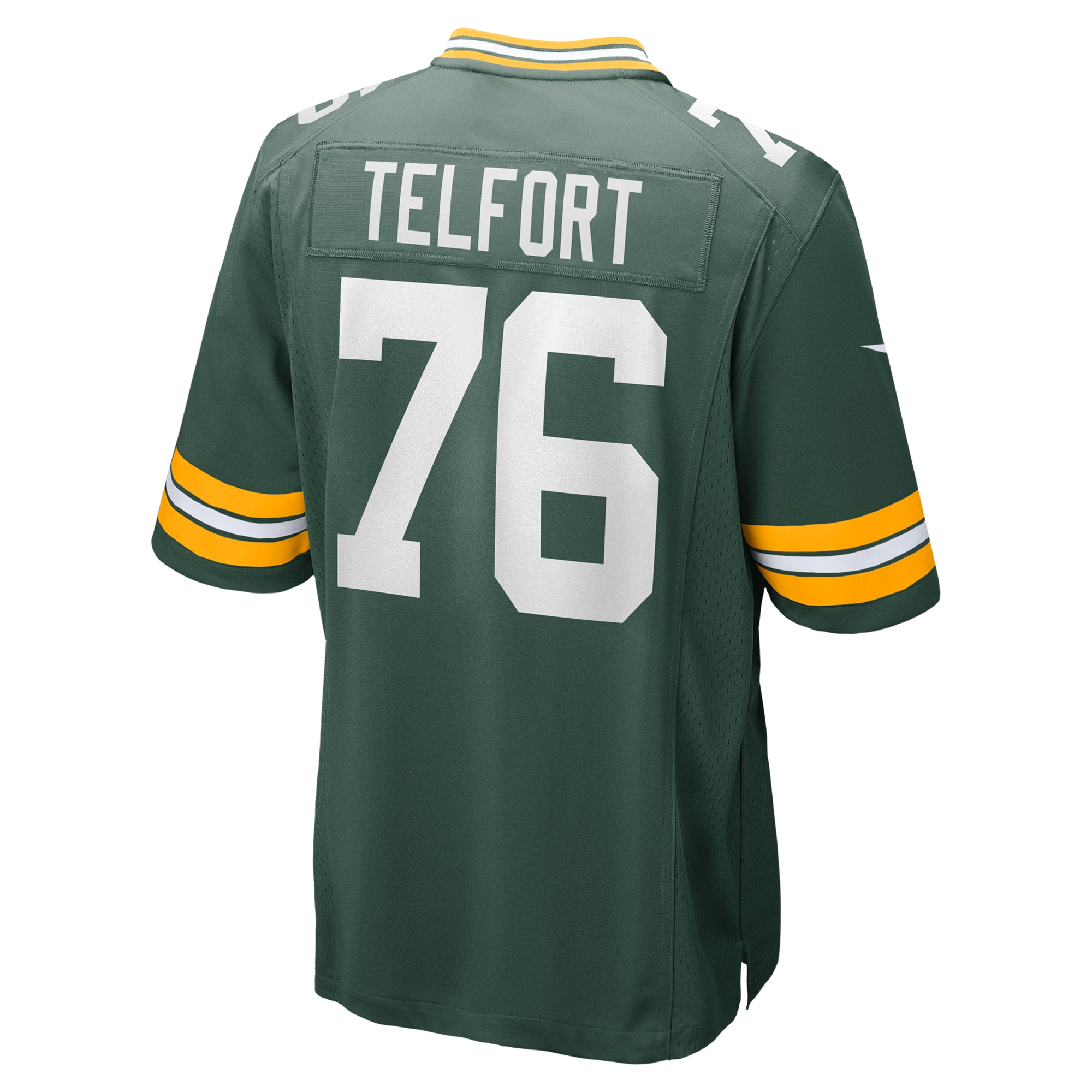 Green Bay Packers Kadeem Telfort Green Game NFL Jersey Men's