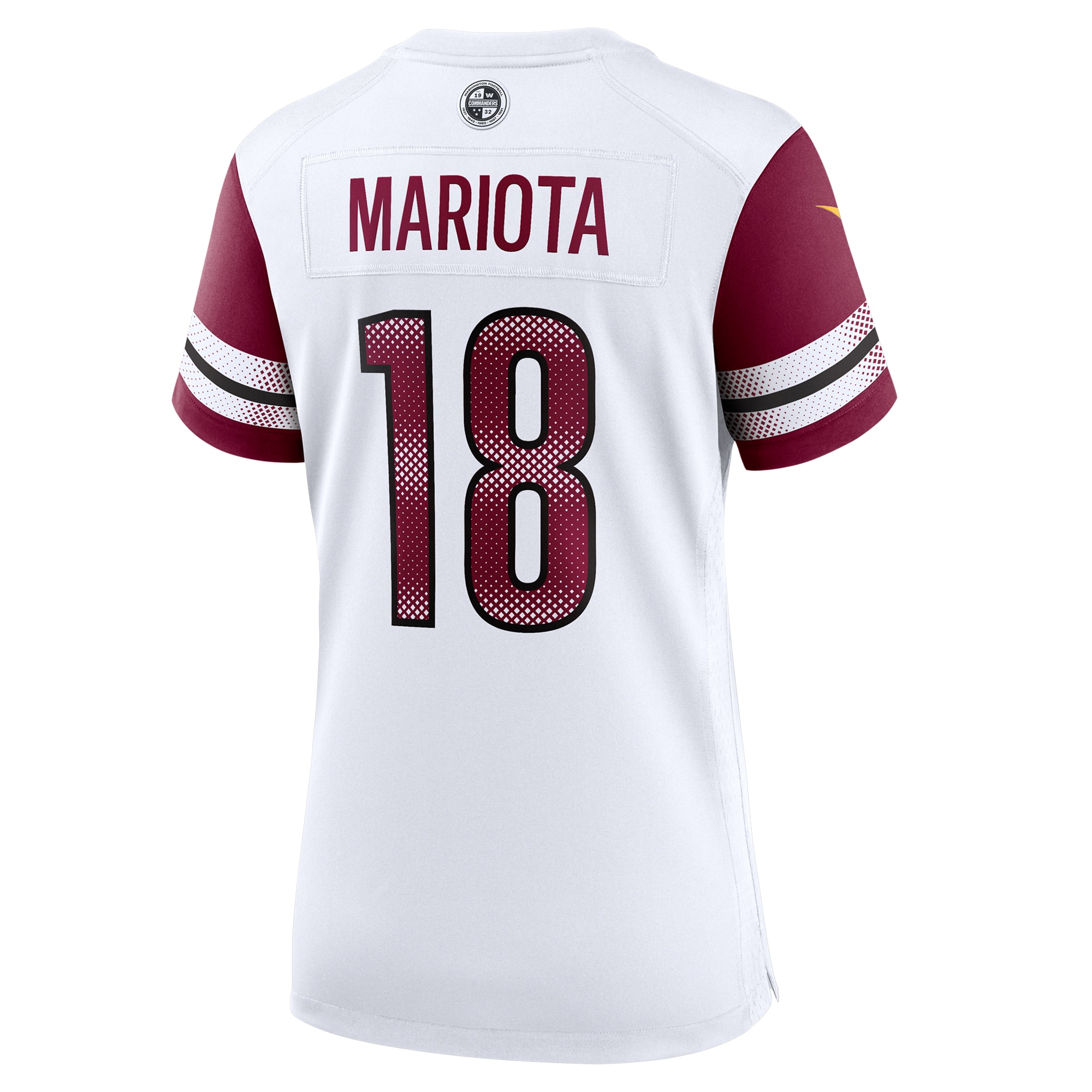 Washington Commanders Marcus Mariota White Game NFL Jersey Women's