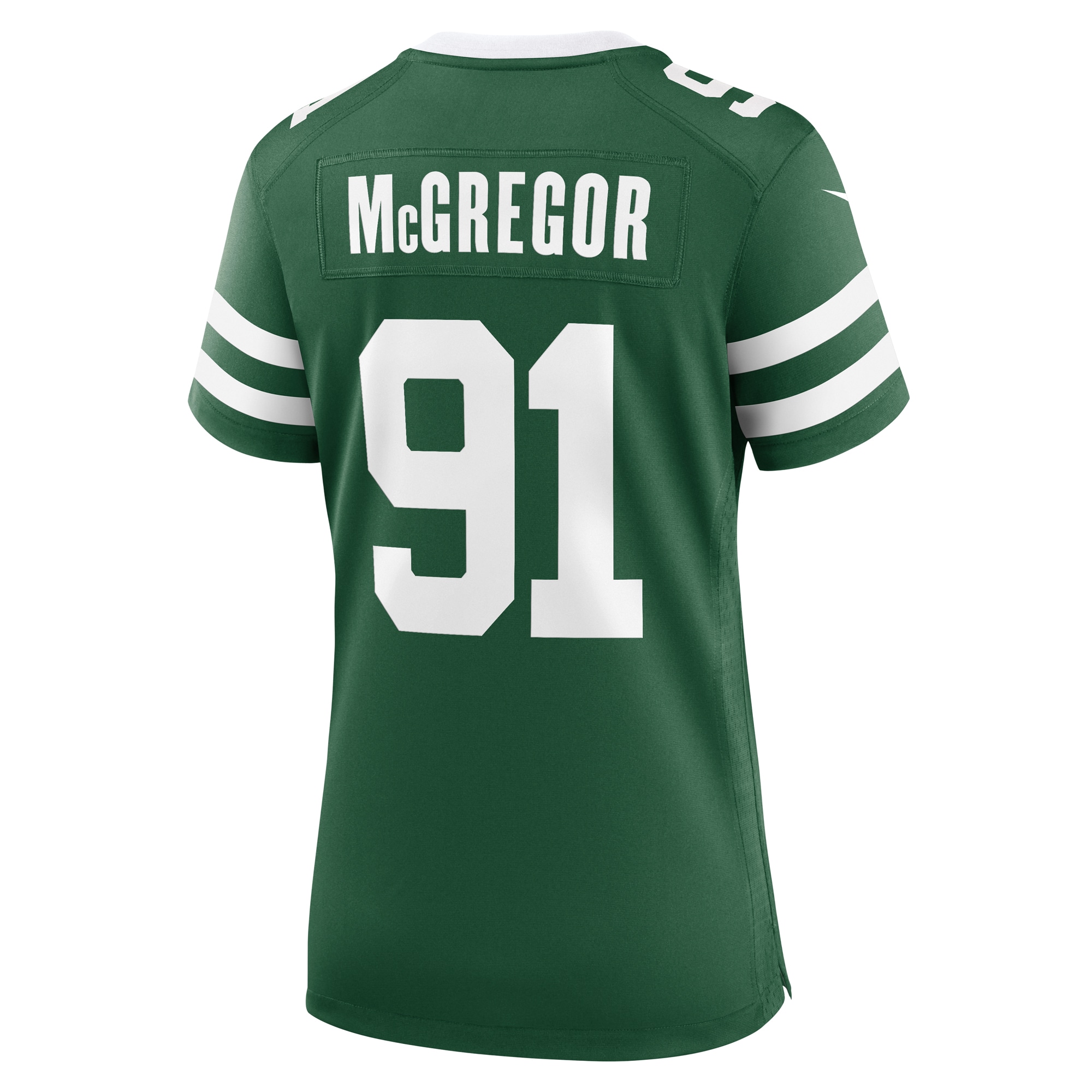 New York Jets Braiden McGregor Legacy Green Team Game NFL Jersey Women's