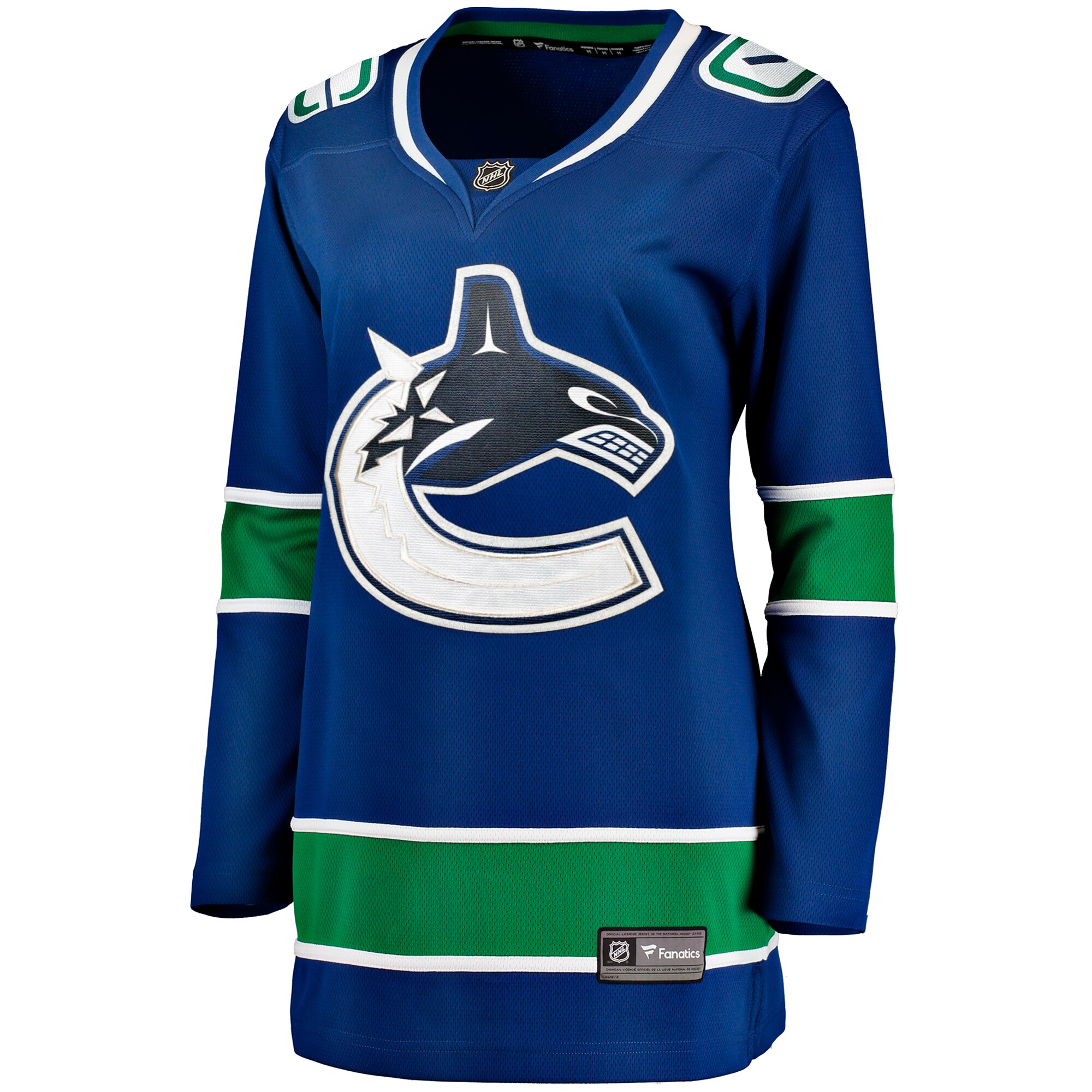 Vancouver Canucks Blue Premier Breakaway NHL Jersey Women's