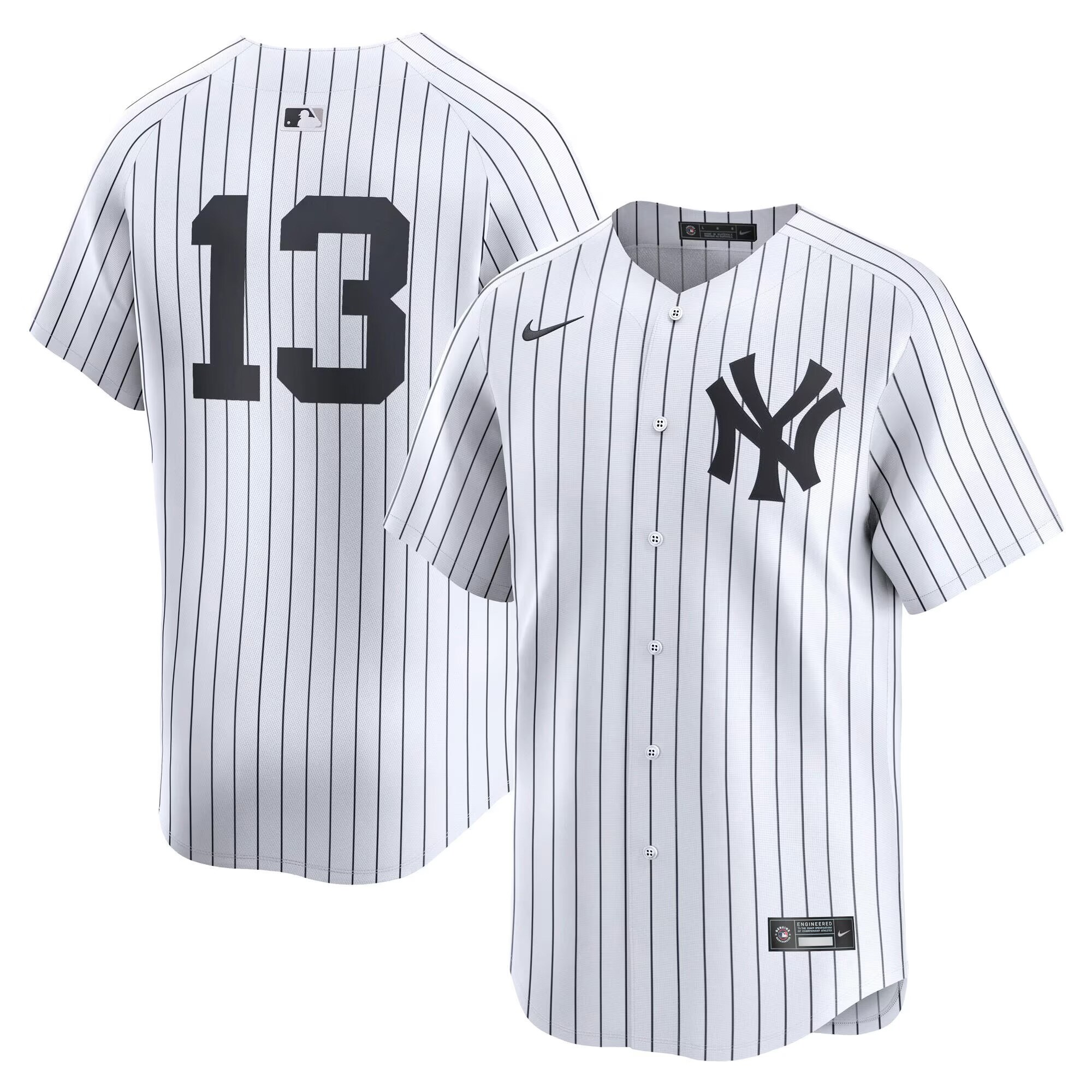 New York Yankees Jazz Chisholm Jr. White Home Limited Player MLB Jersey Youth