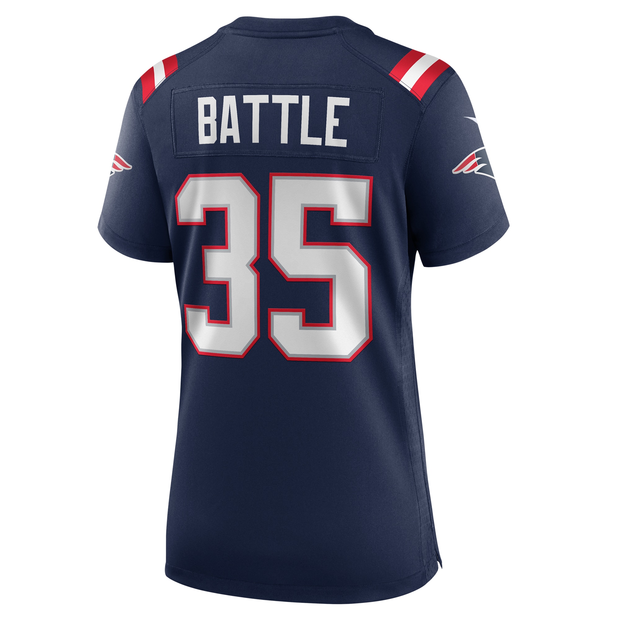 New England Patriots Miles Battle Navy Game NFL Jersey Women's
