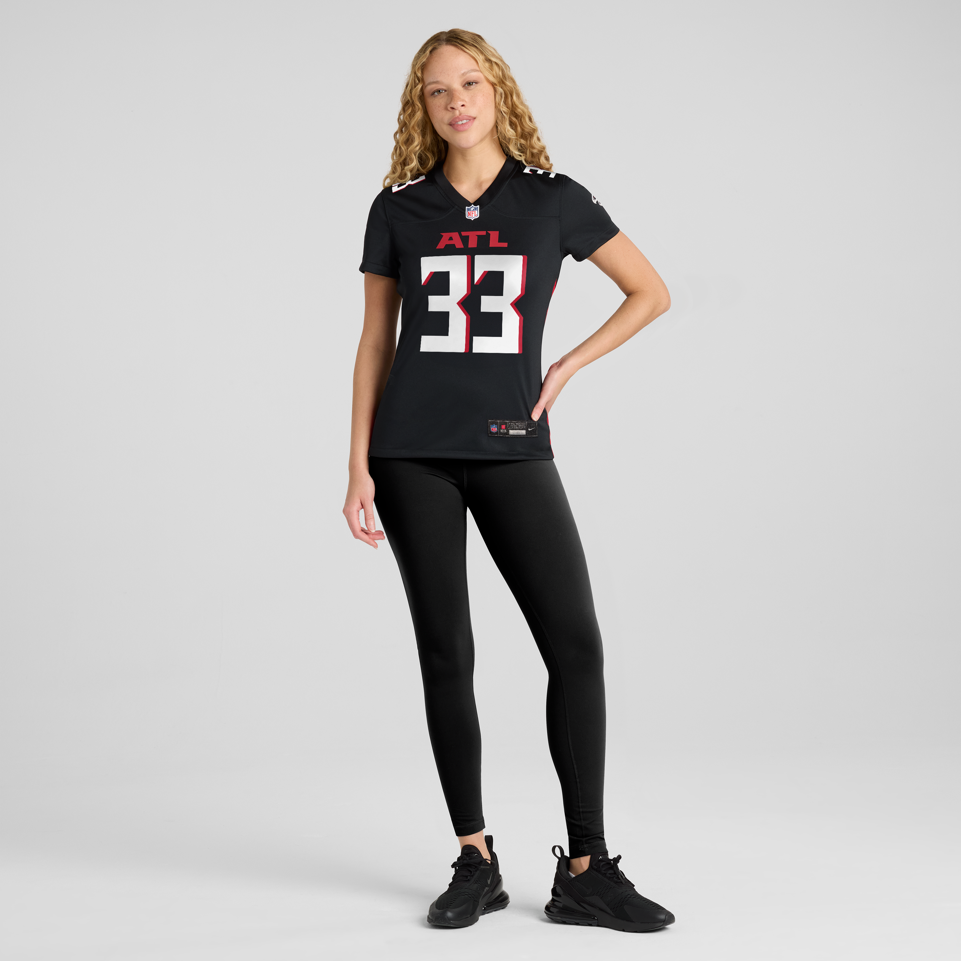Atlanta Falcons Antonio Hamilton Black Game NFL Jersey Women's