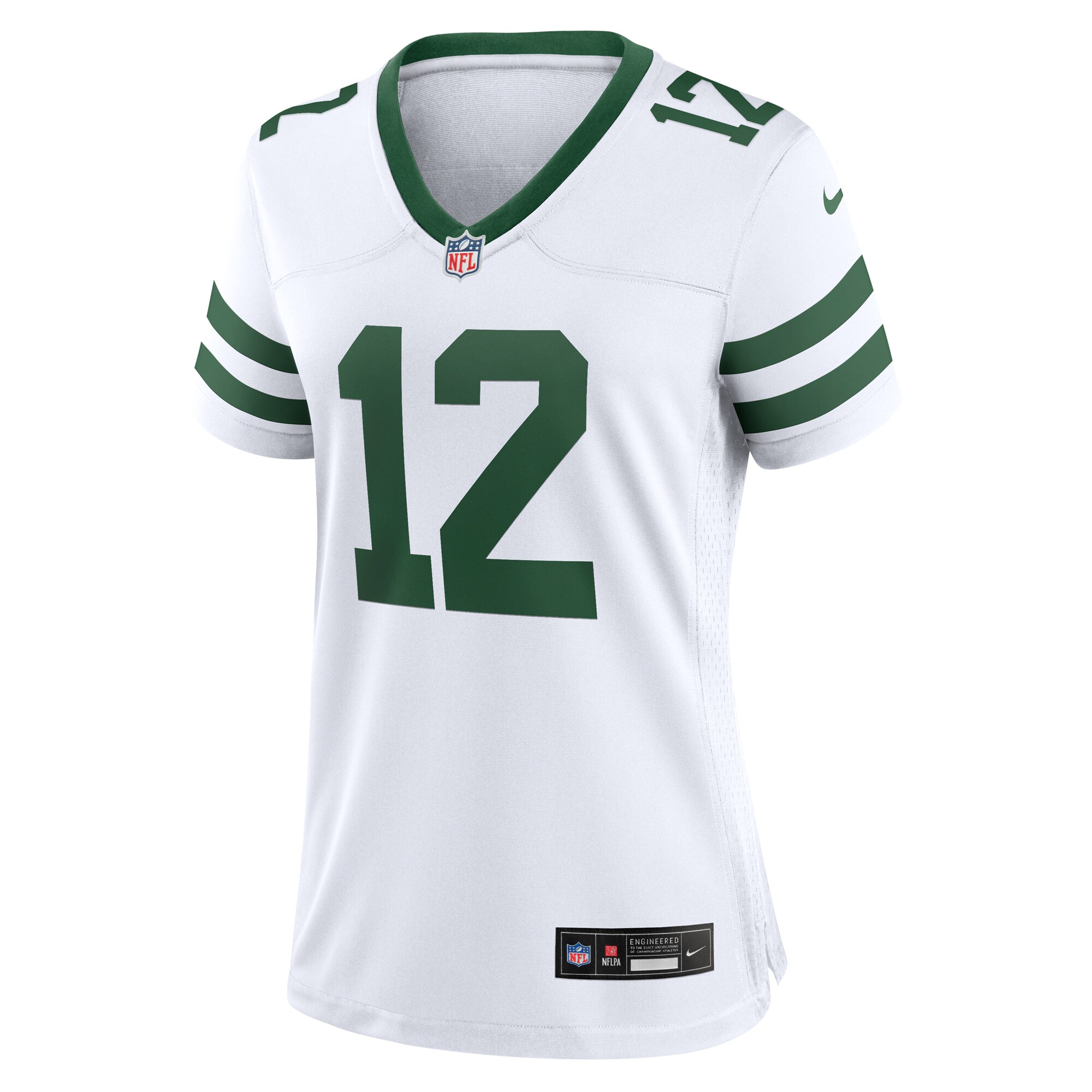 New York Jets Joe Namath White Legacy Retired Player Game NFL Jersey Women's
