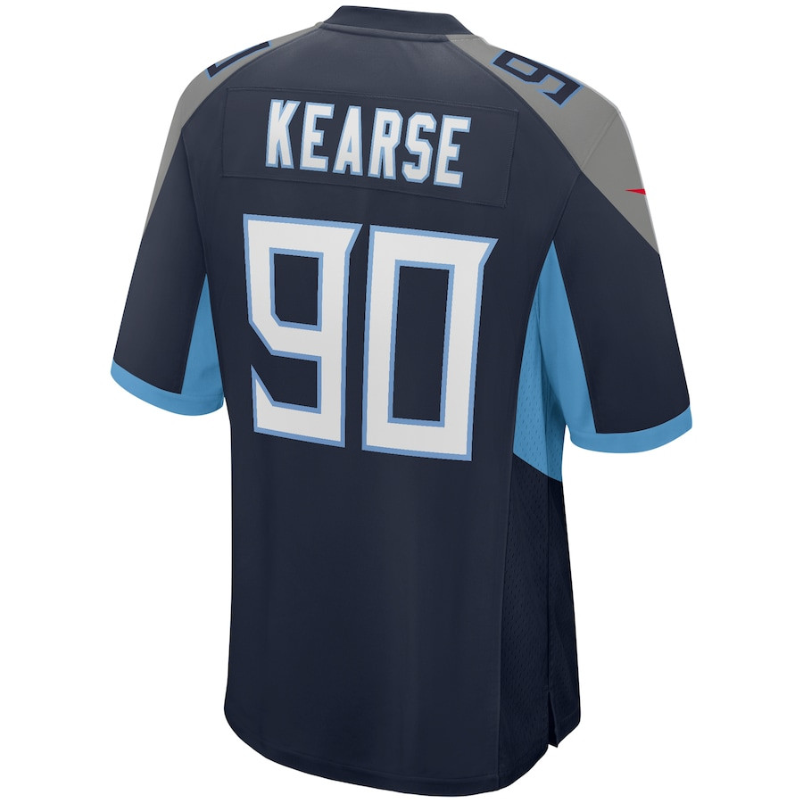 Jevon Kearse 90 Tennessee Titans Game Retired Navy NFL Jersey Men's