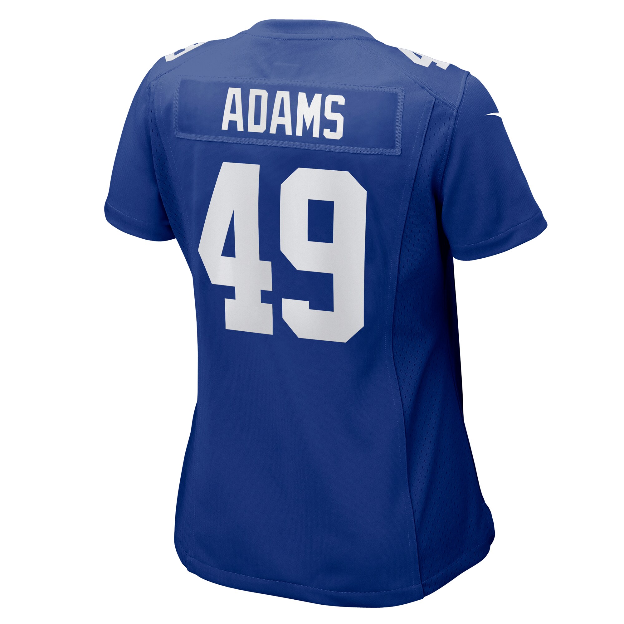 New York Giants Matthew Adams Royal Game NFL Jersey Women's