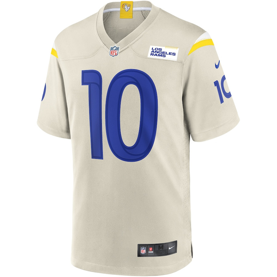 Cooper Kupp 10 Los Angeles Rams Game Bone NFL Jersey Men's